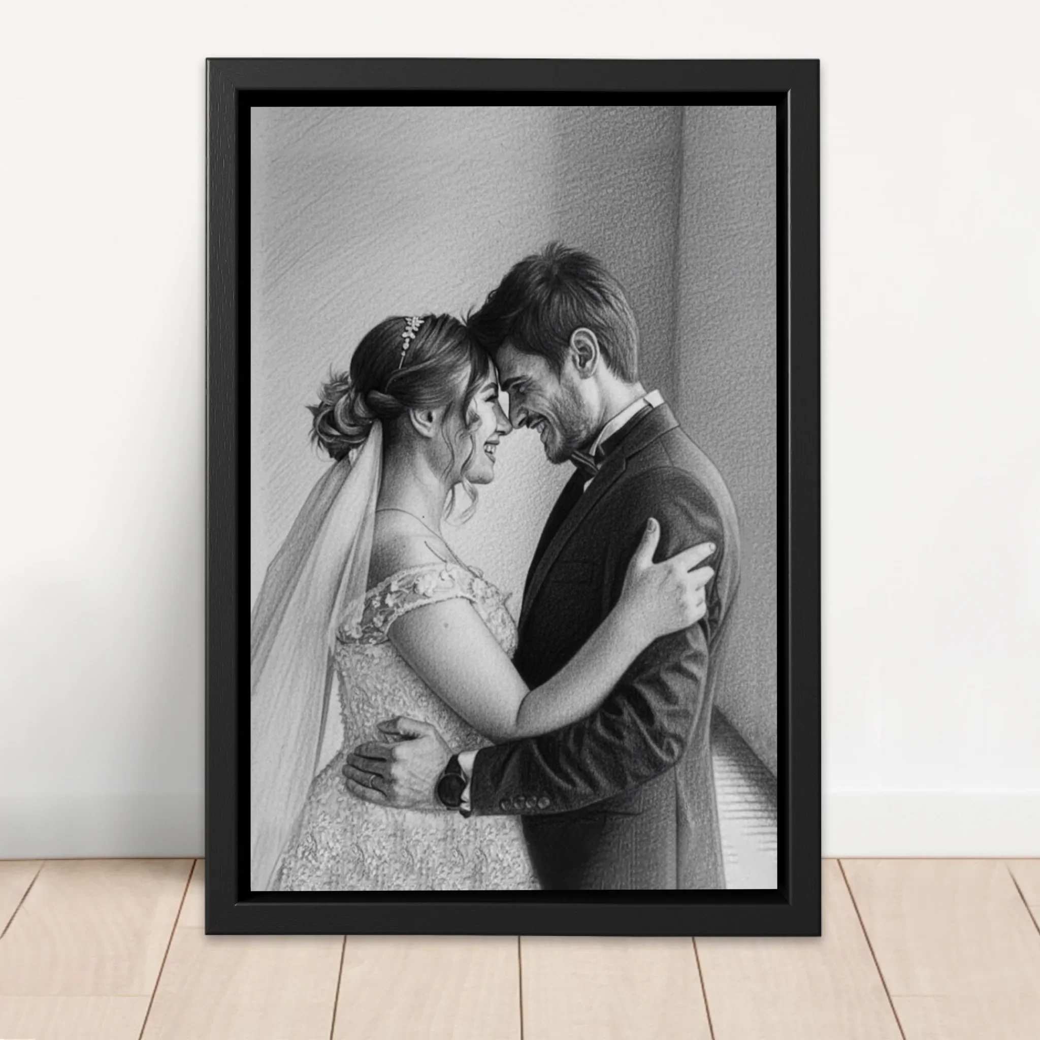 Personalized Canvas – Pencil Drawing From Photo - Image 4