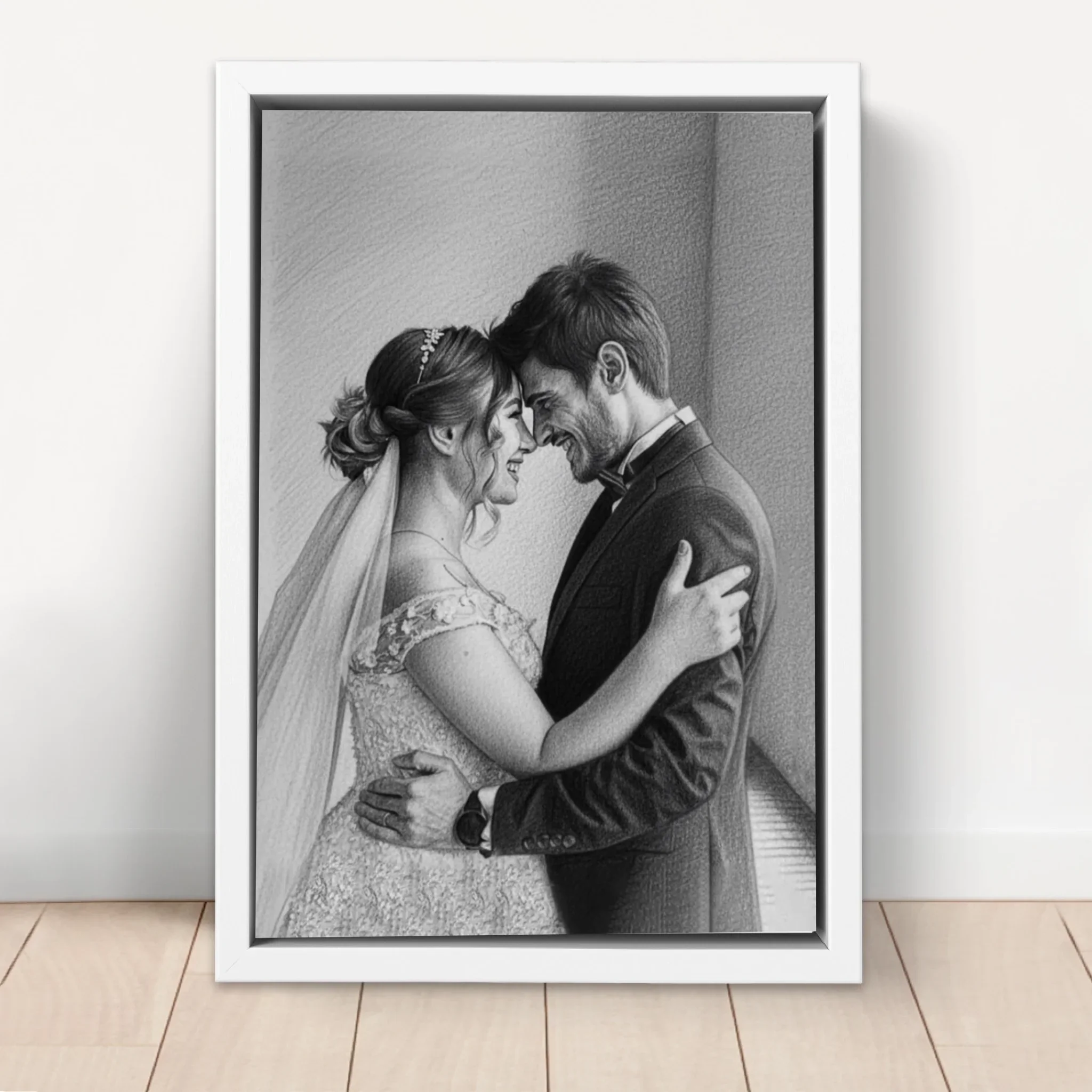 Personalized Canvas – Pencil Drawing From Photo - Image 6