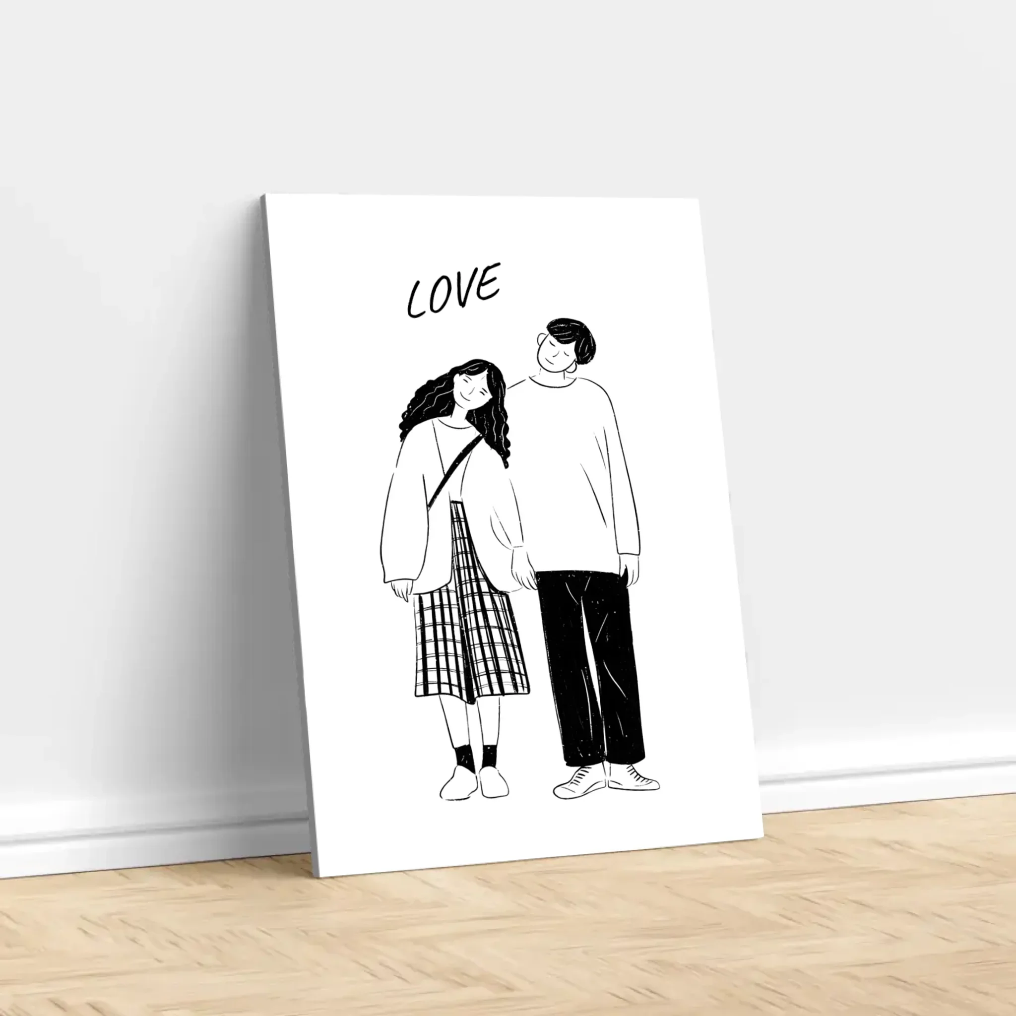 Personalized Canvas – Photo to Line Art - Image 2