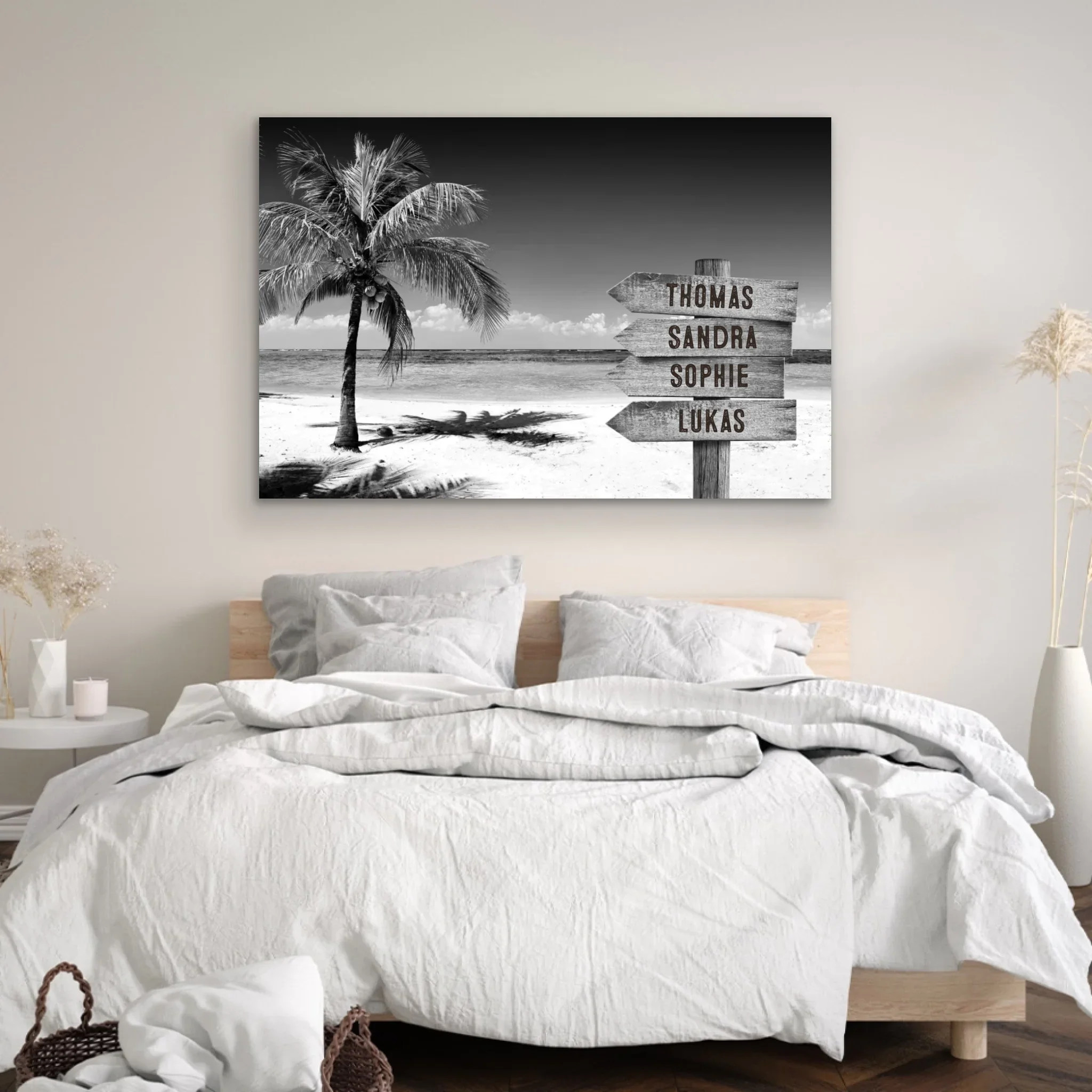Personalized canvas “Signpost at the tropical ocean” - Image 3