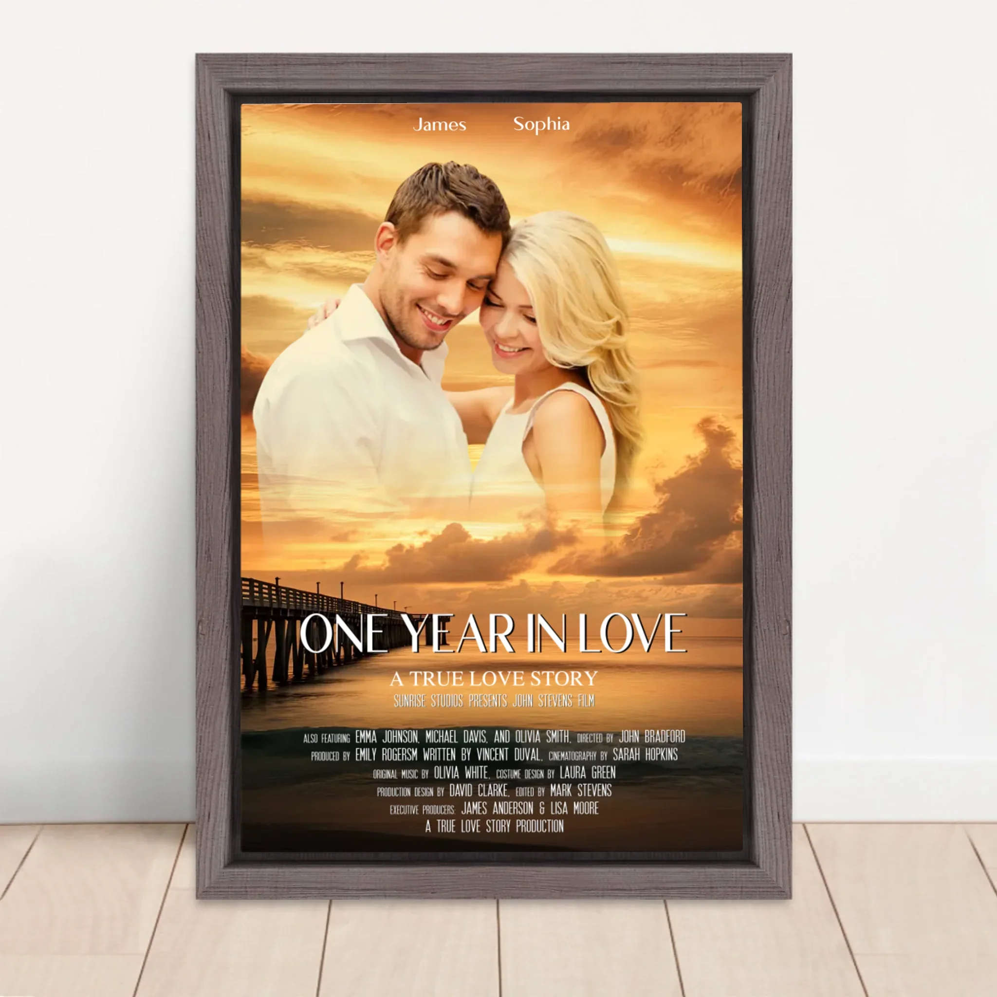 Personalized Canvas "Sunset Movie Cover" - Image 5