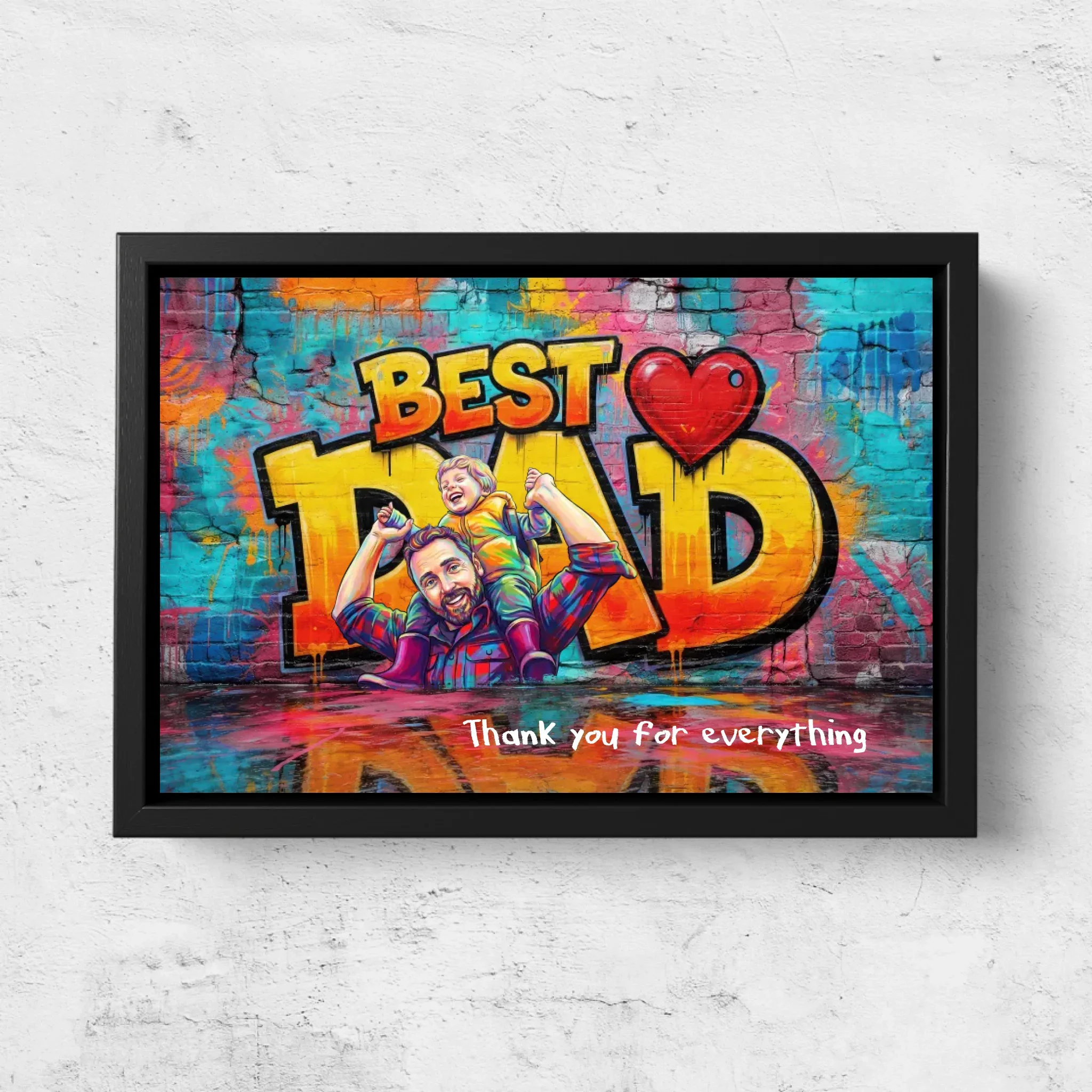 Personalized Canvas – Thanks For Everything Dad - Image 5