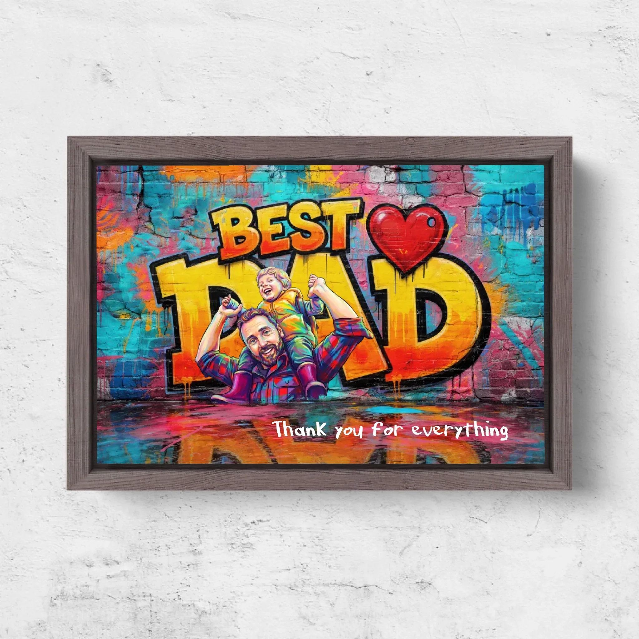 Personalized Canvas – Thanks For Everything Dad - Image 6