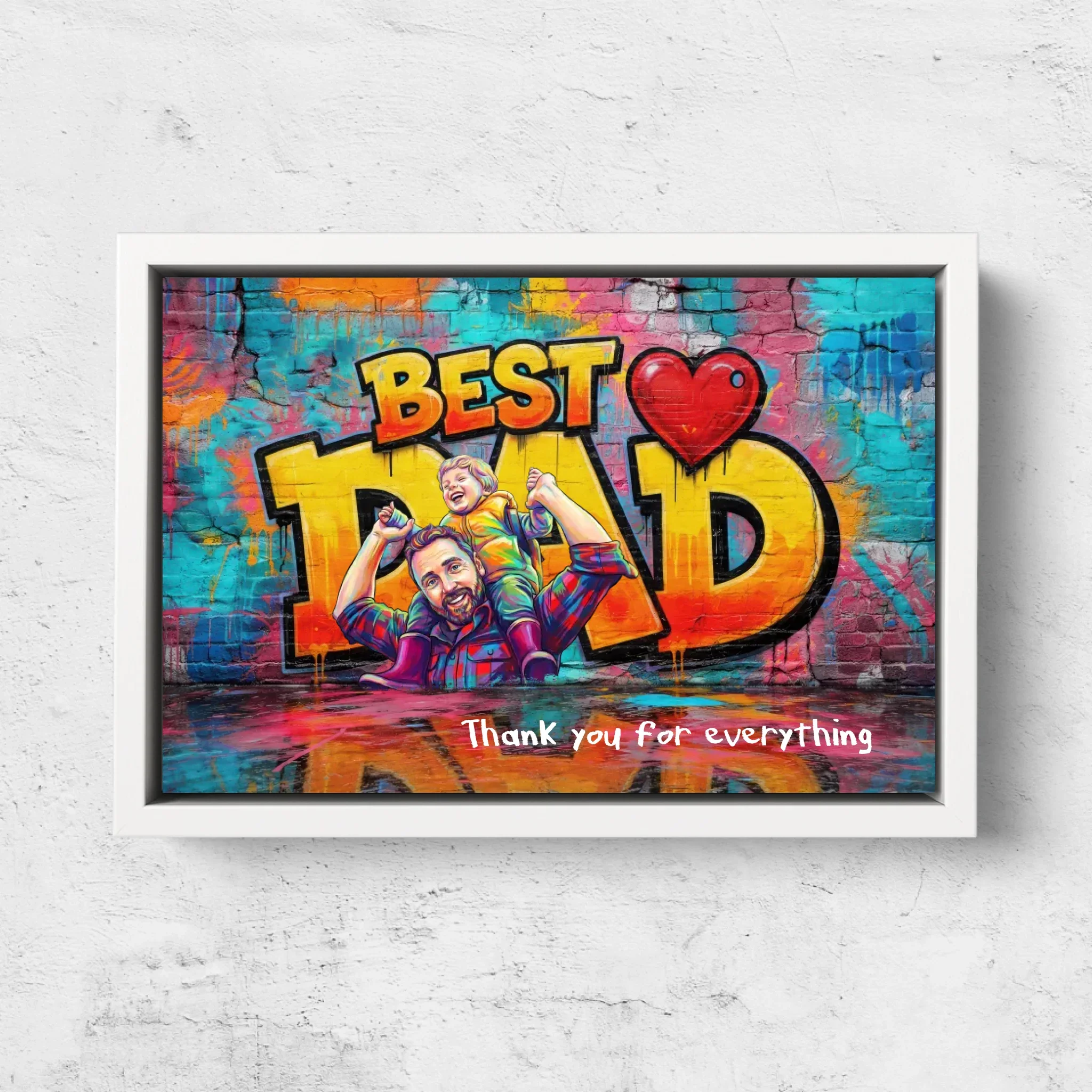 Personalized Canvas – Thanks For Everything Dad - Image 7