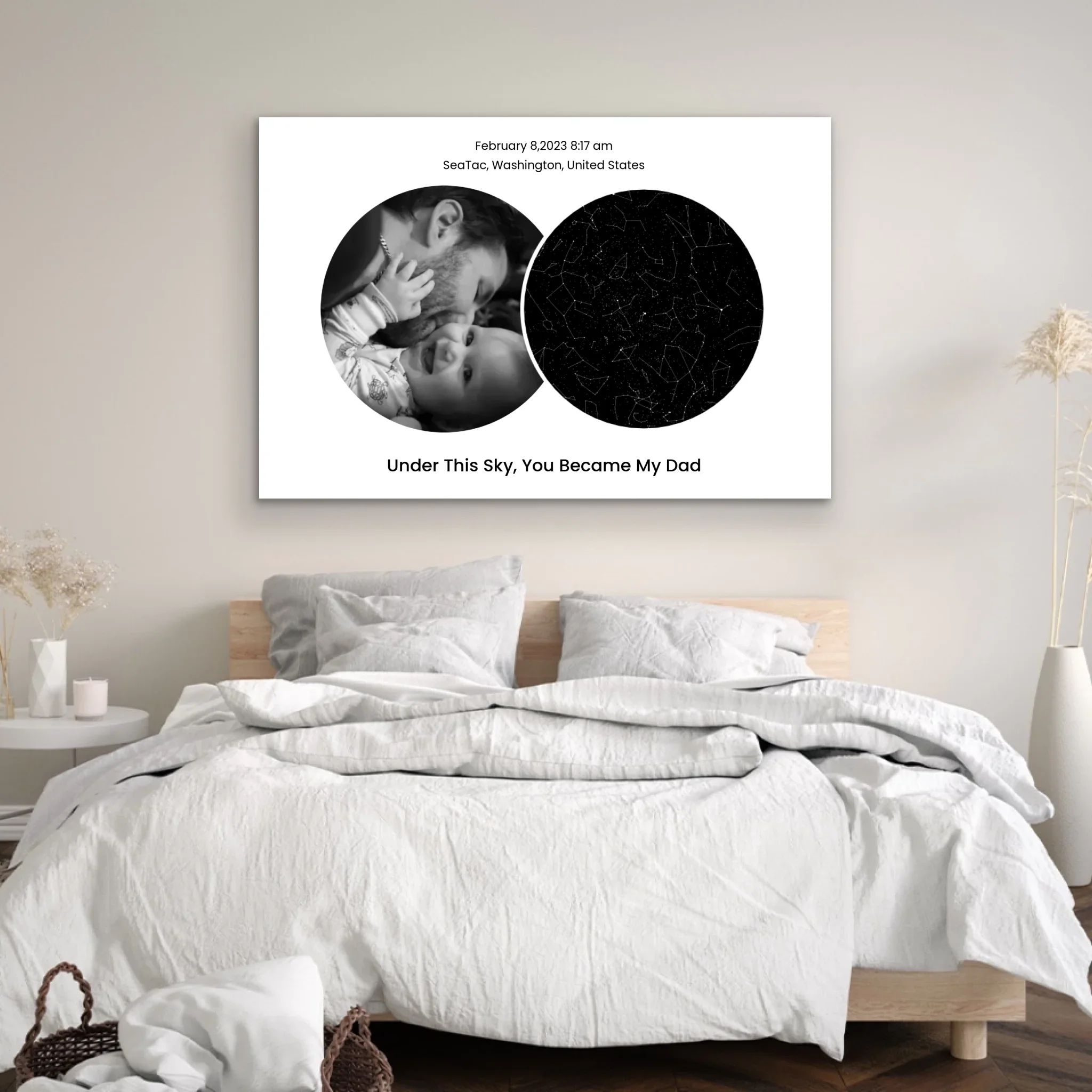 Personalized Canvas “The day you became my dad” - Image 3