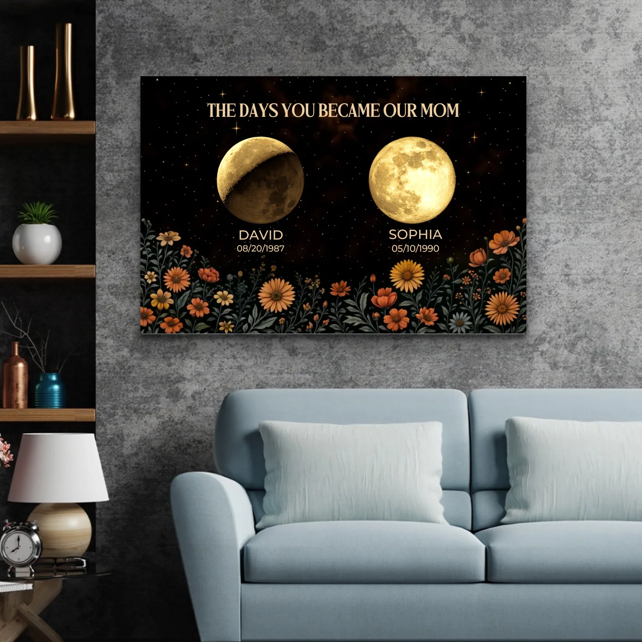 Personalized Canvas “The Days You Became A Mom" - Image 4
