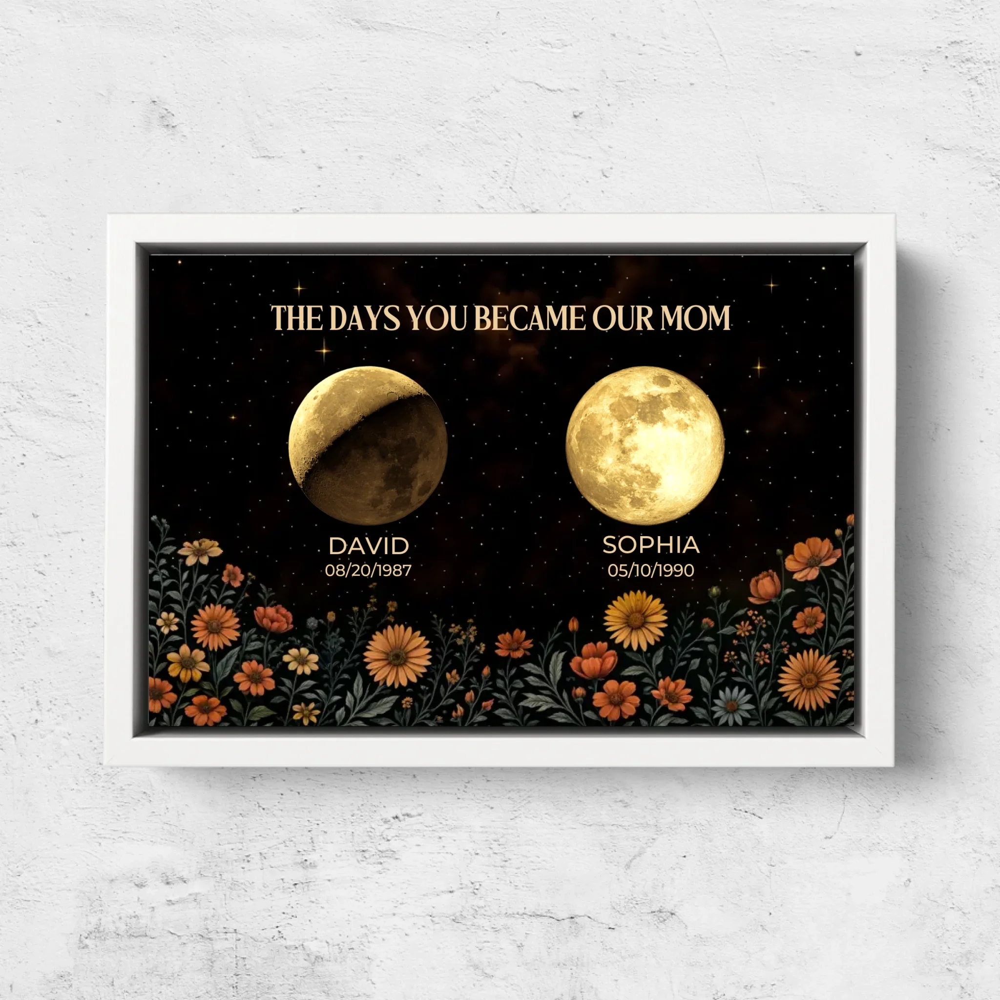 Personalized Canvas “The Days You Became A Mom" - Image 7