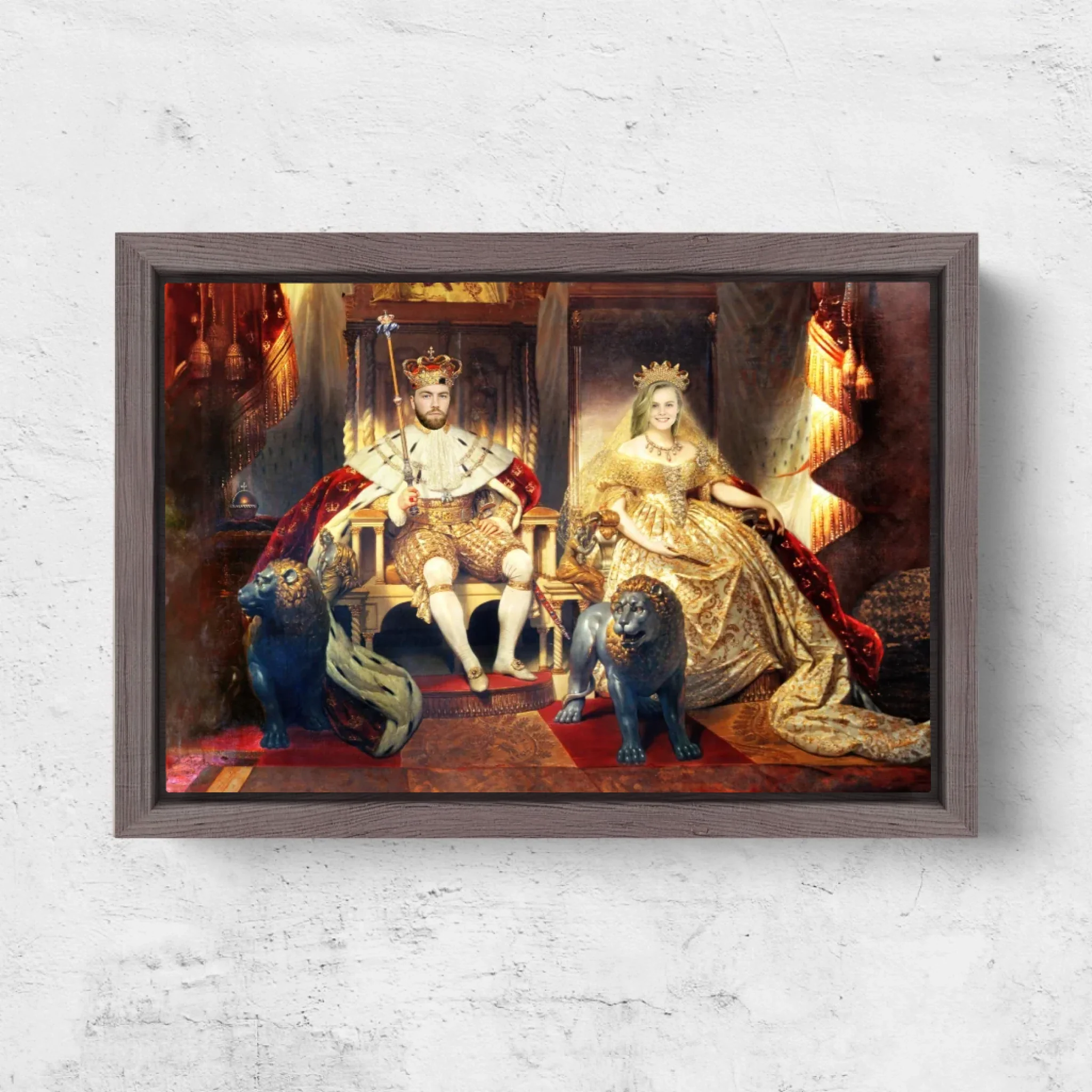Personalized Canvas – The King And Queen - Image 6