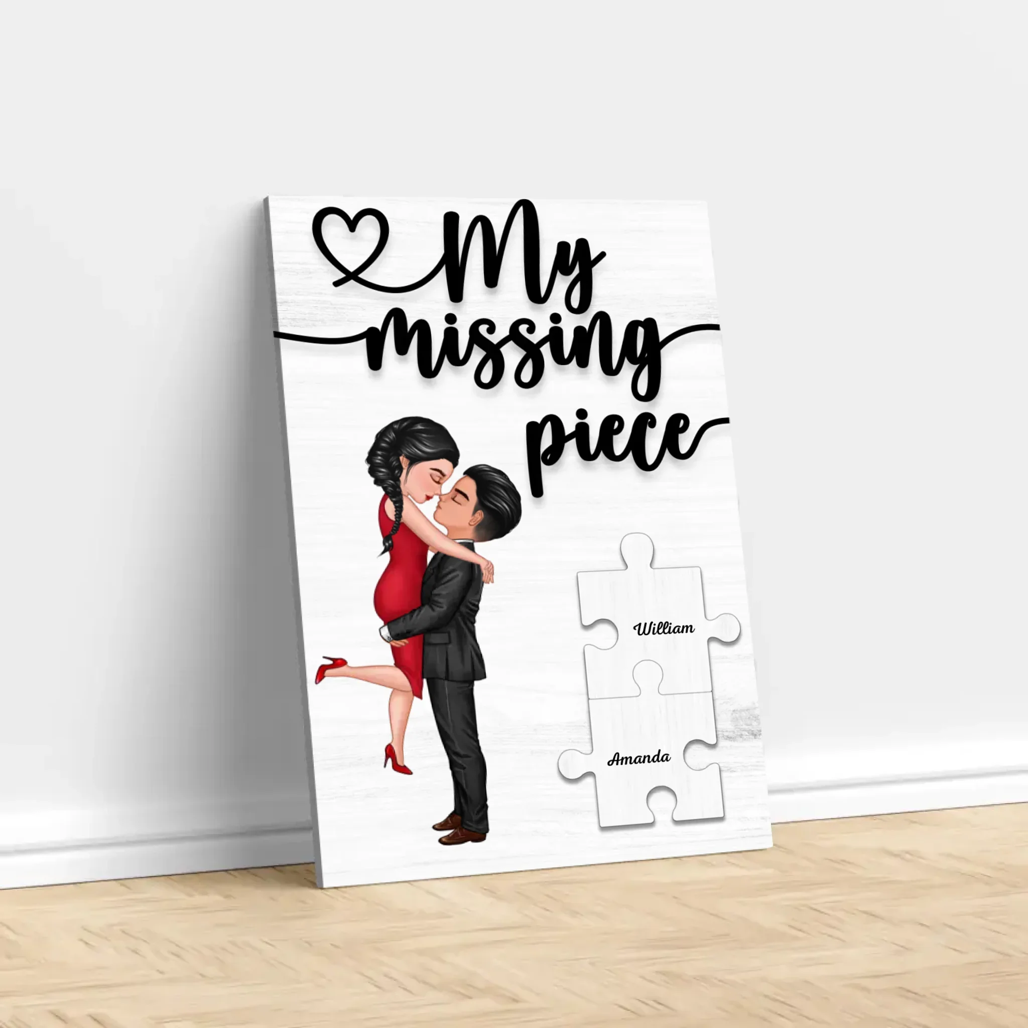 Personalized Canvas “The missing piece” - Image 2