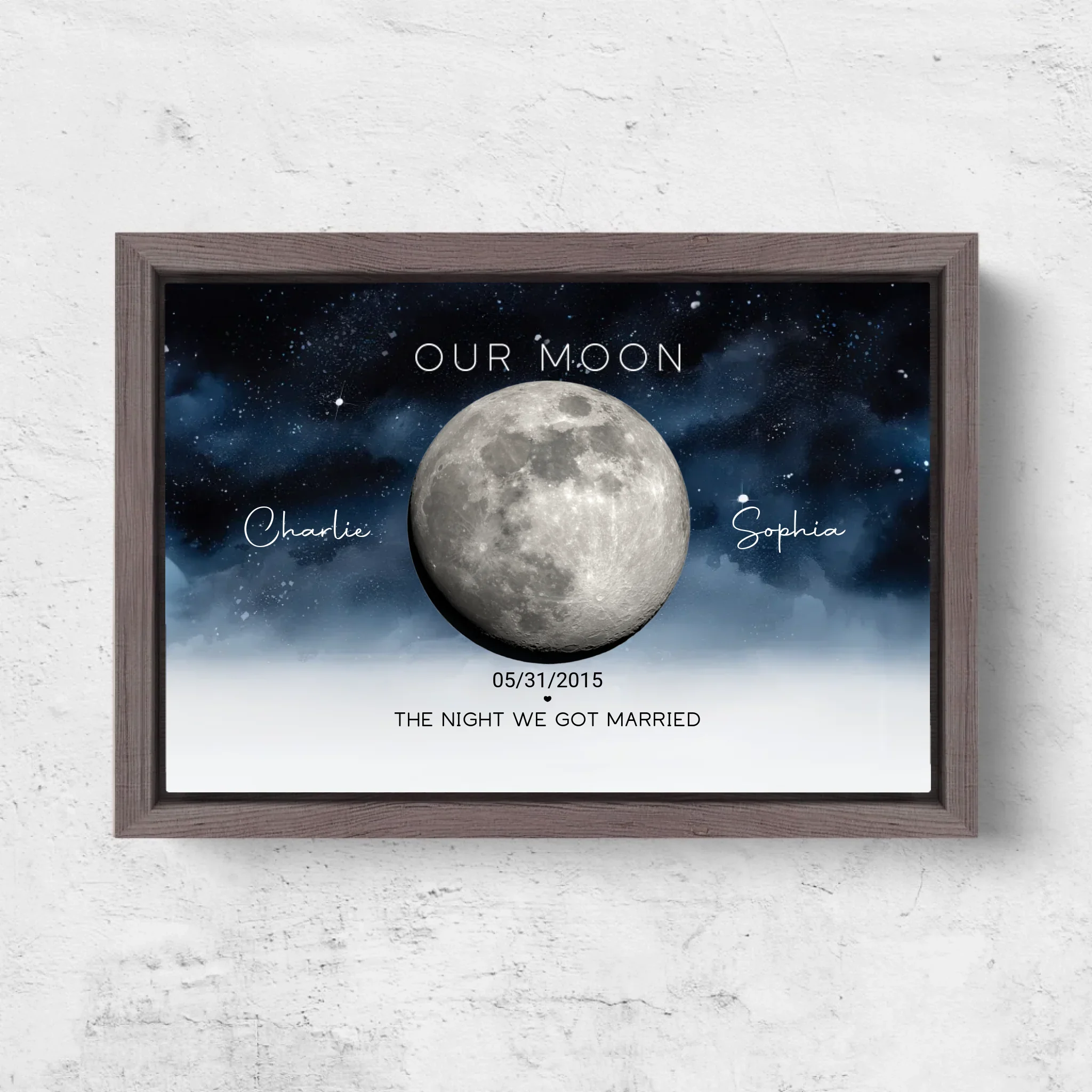 Personalized Canvas “The Night We Got Married” - Image 6