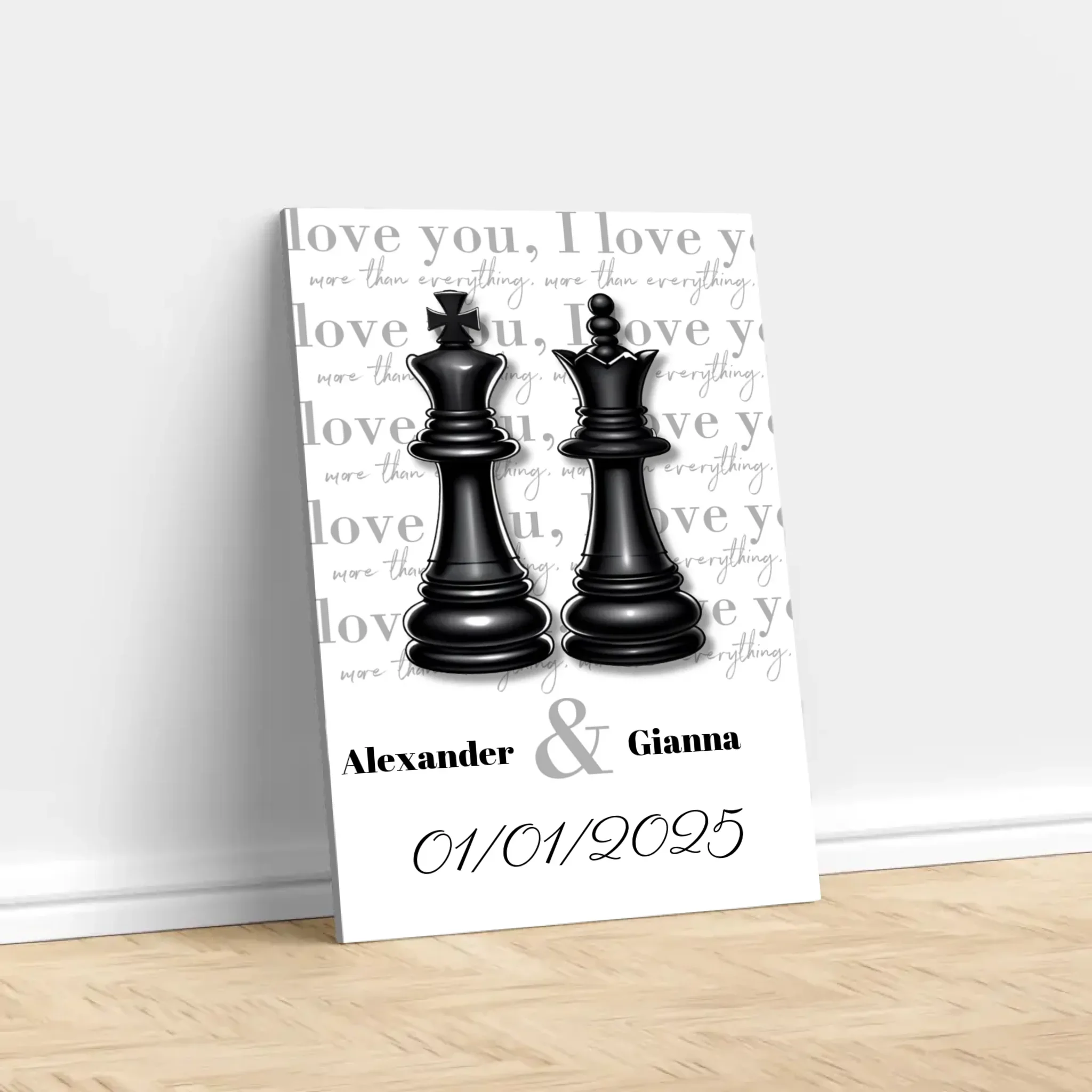 Personalized Canvas “The Queen and the King” - Image 2