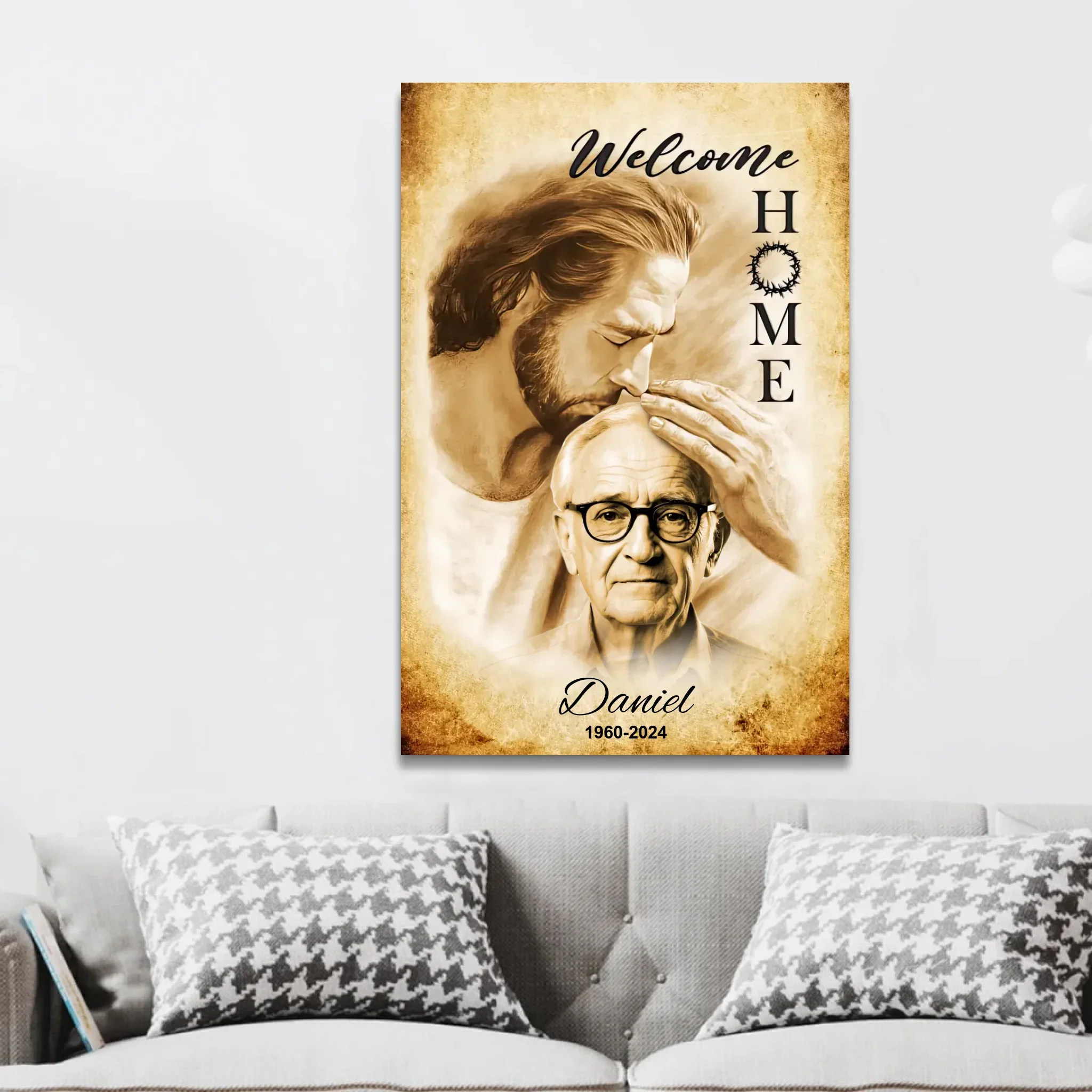 Personalized Canvas “Welcome home” - Image 3