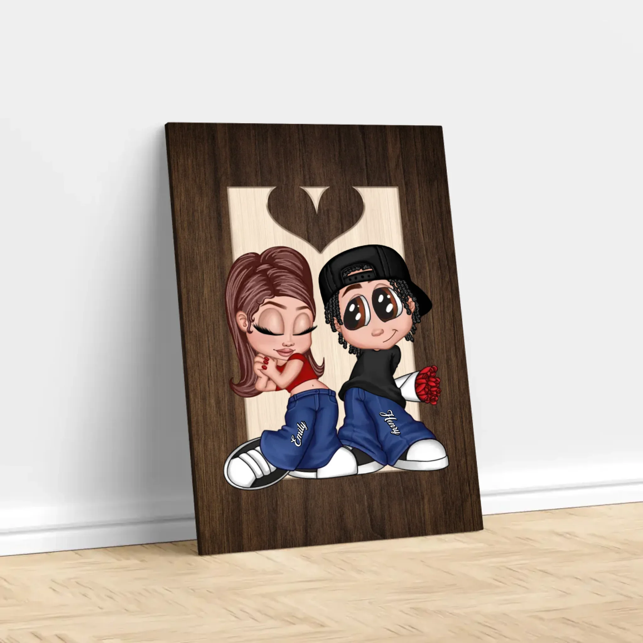 Personalized Canvas – Y2K Couple - Image 2
