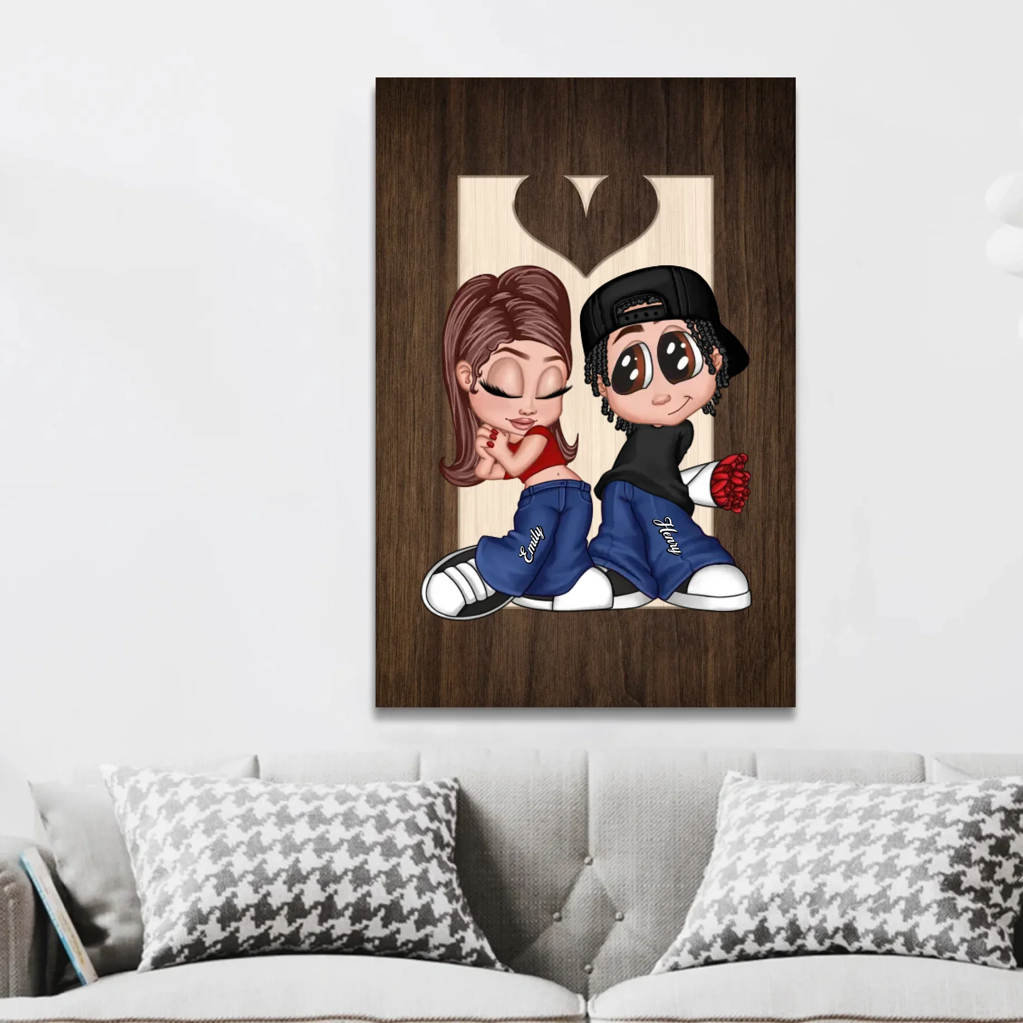 Personalized Canvas – Y2K Couple - Image 3