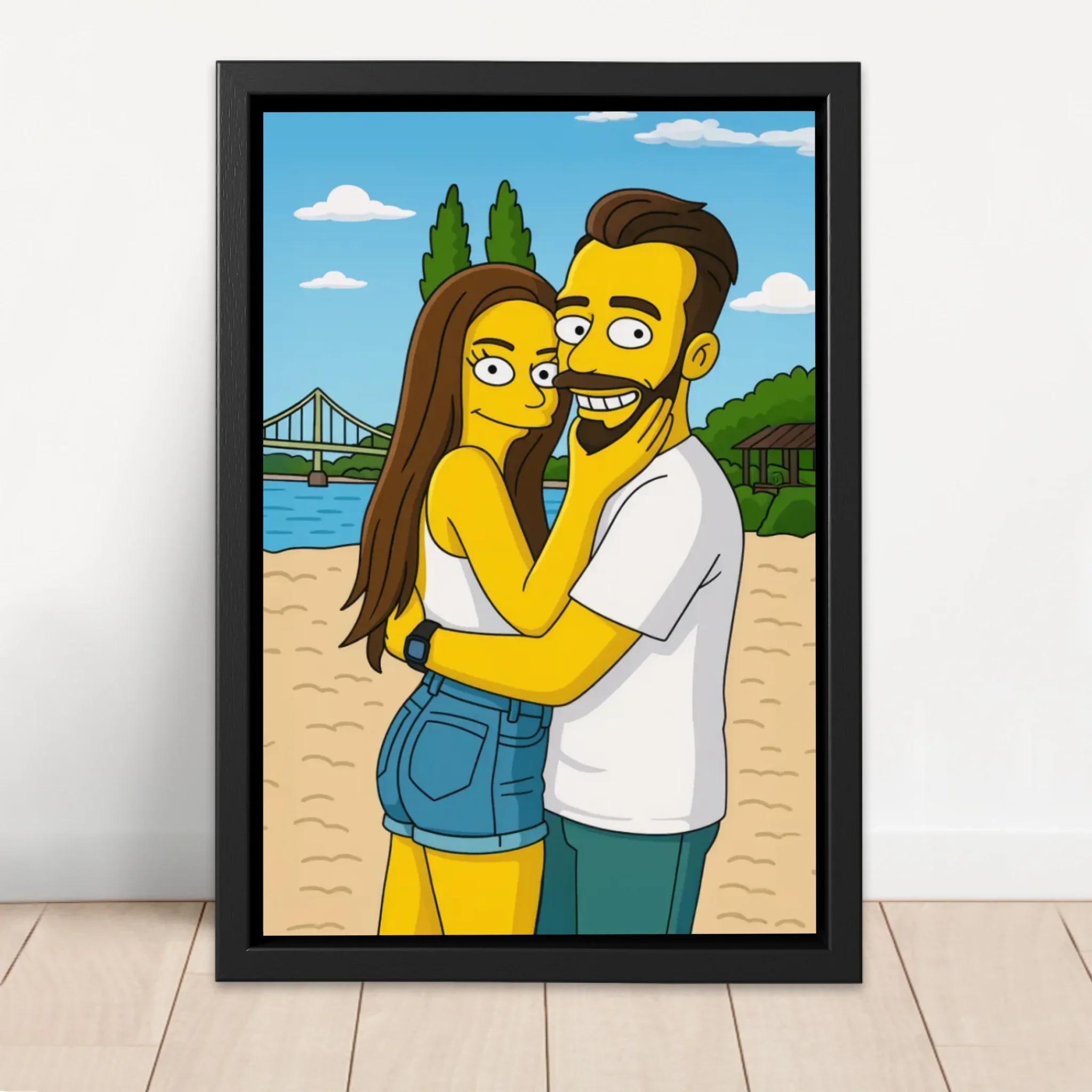 Personalized Canvas – Yellow Cartoon Style - Image 4