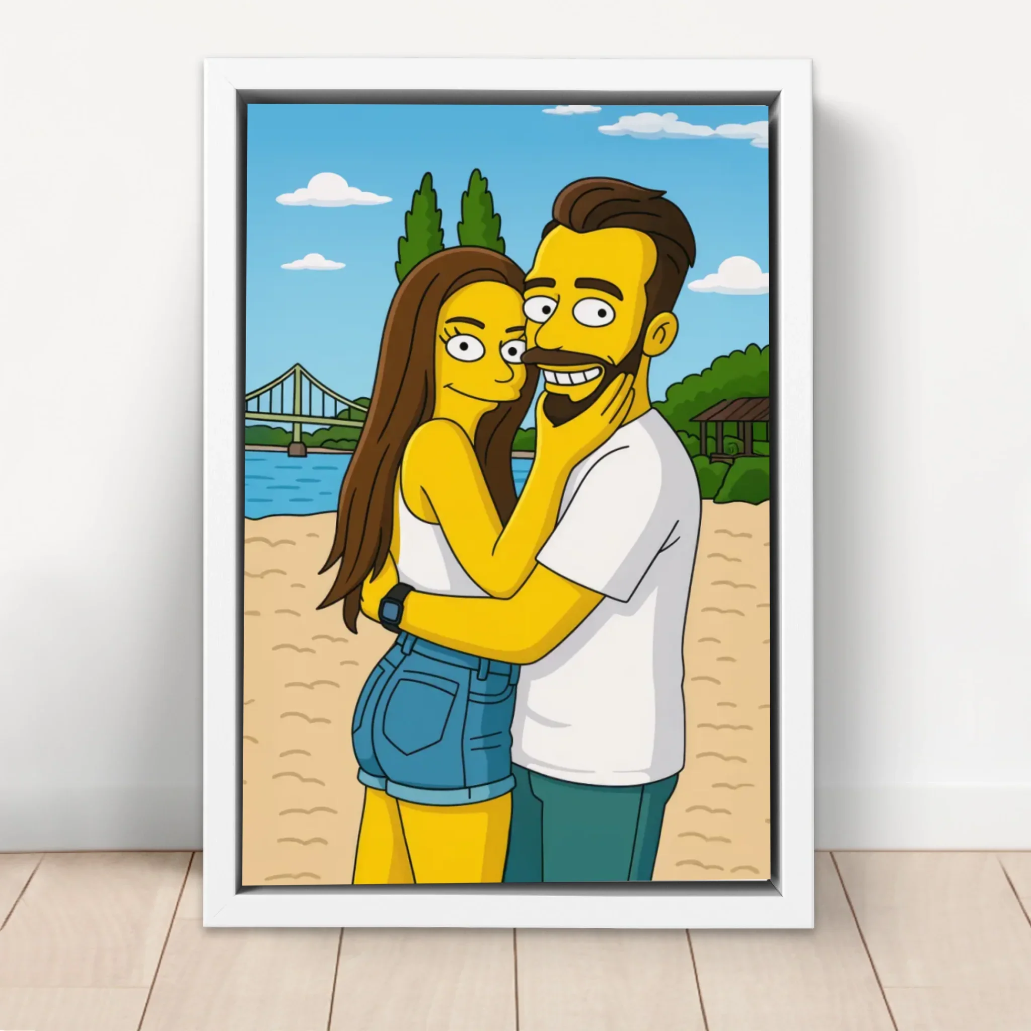 Personalized Canvas – Yellow Cartoon Style - Image 6