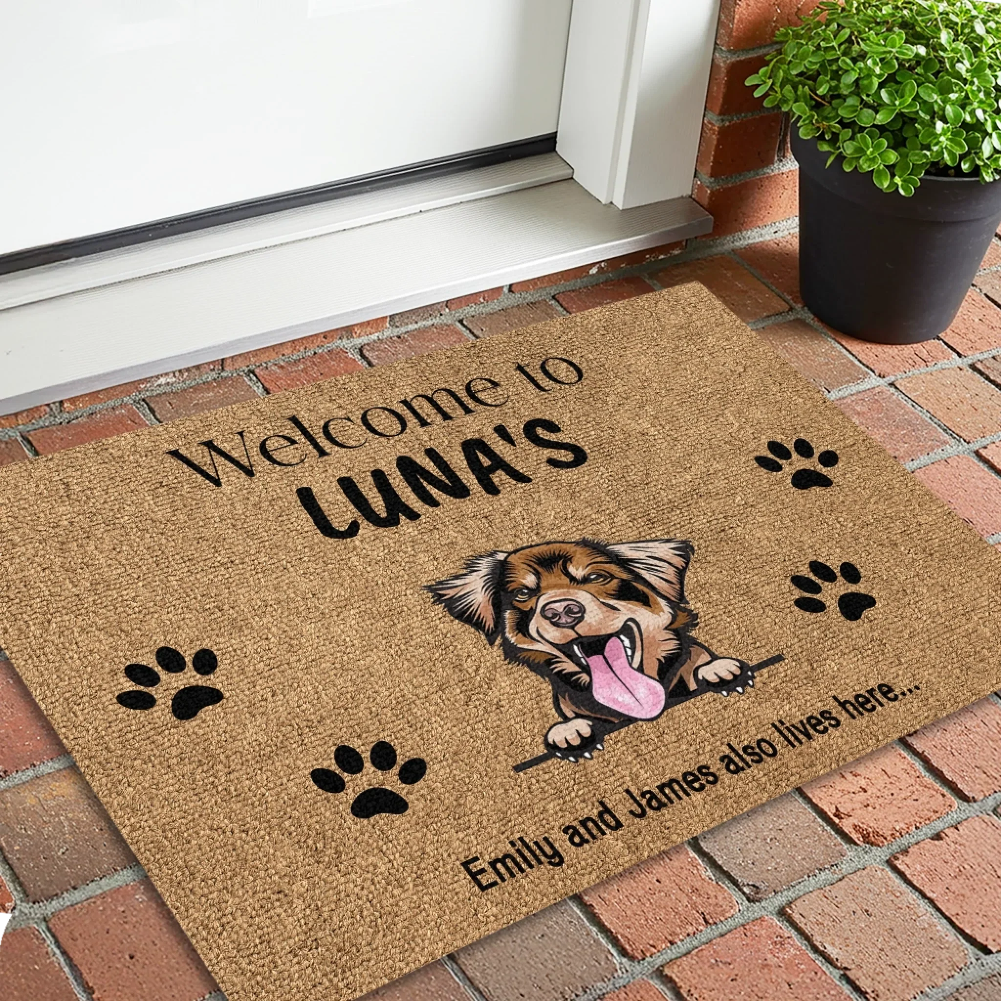 Personalized Doormat – Welcome to - Image 3
