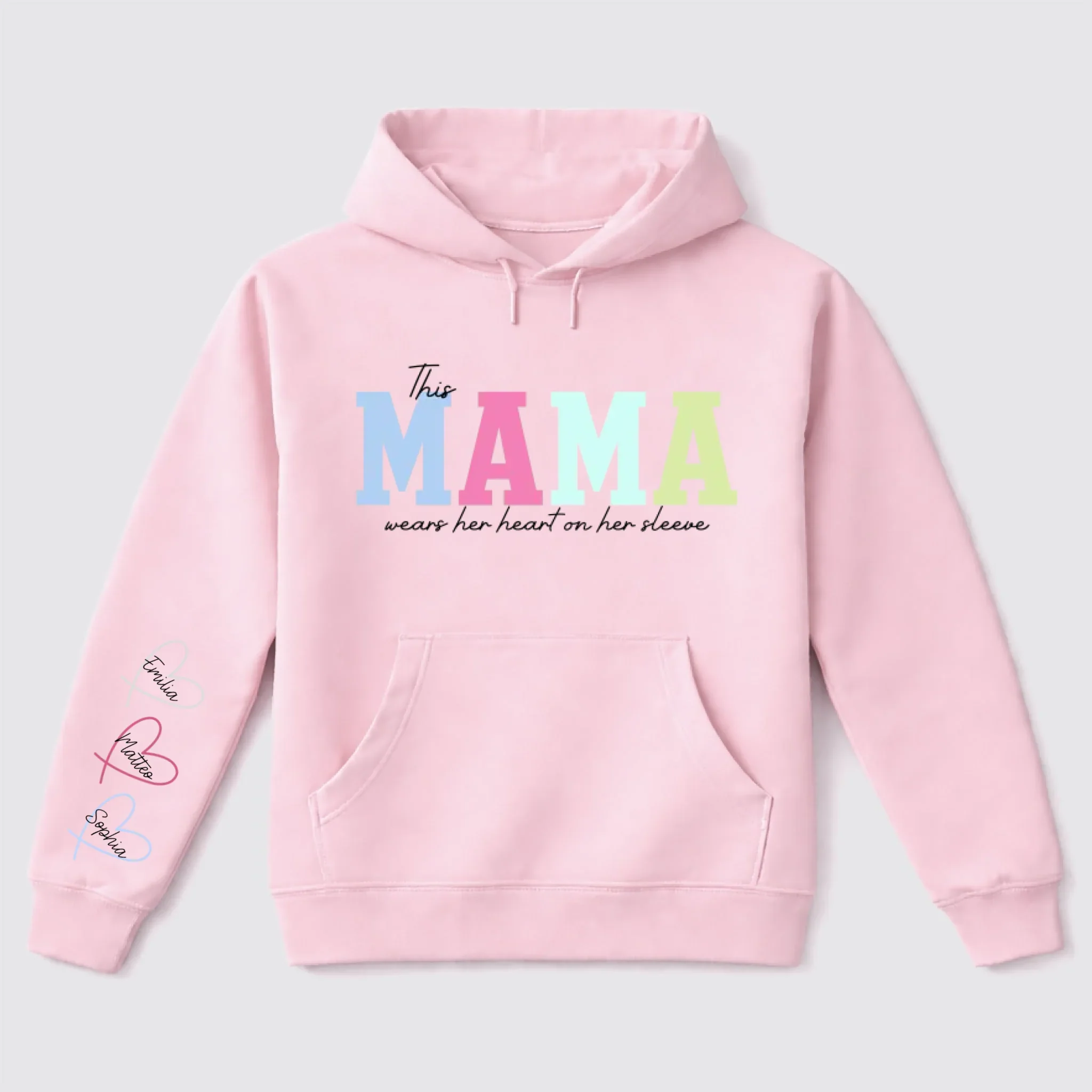 Personalized Hoodie – Wears Her Loved Ones On Her Sleeve - Image 5