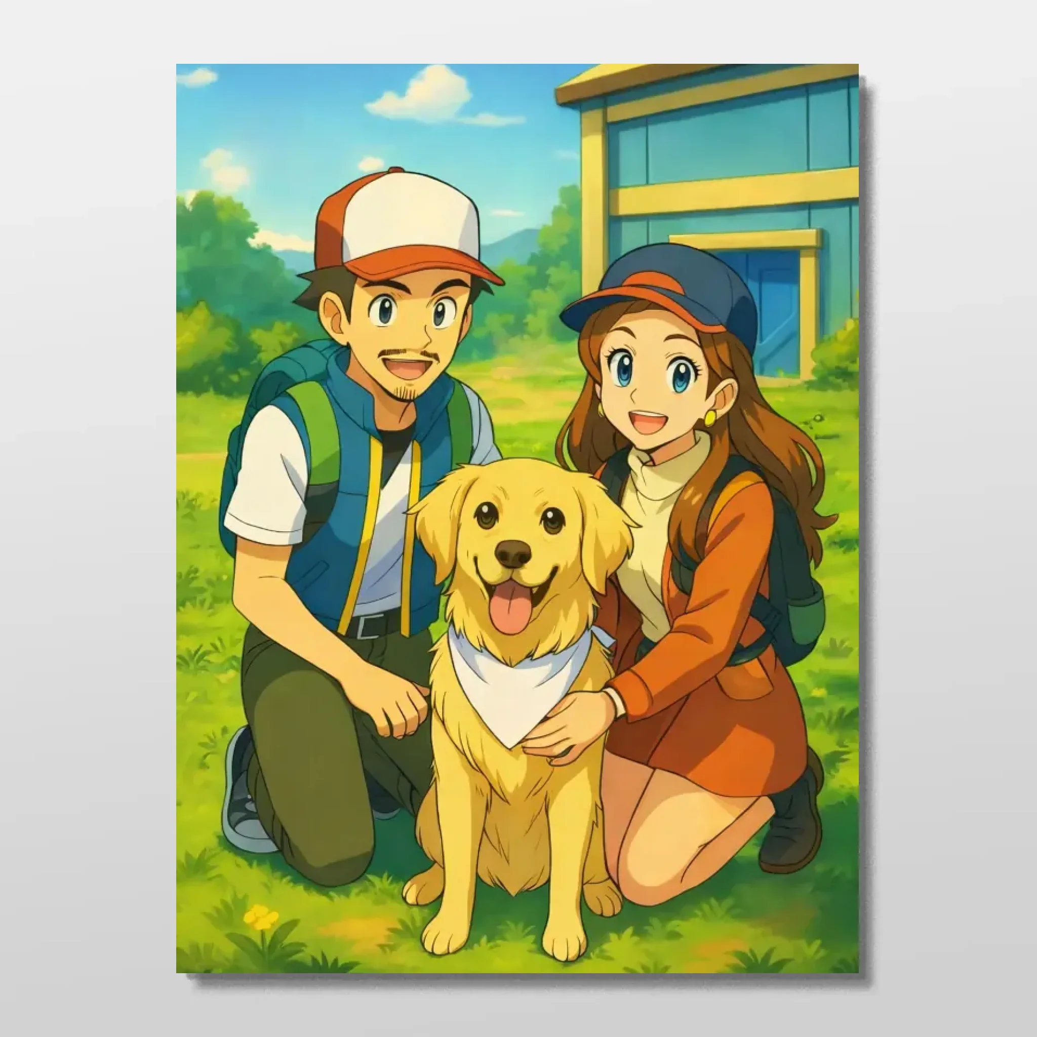 Personalized Poster – Anime Monster Trainer Portrait - Image 3