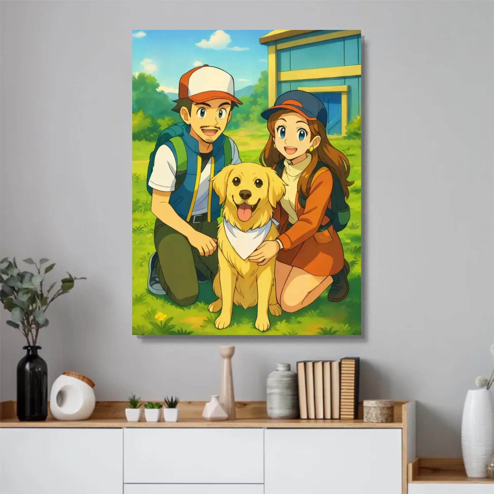 Personalized Poster – Anime Monster Trainer Portrait - Image 4