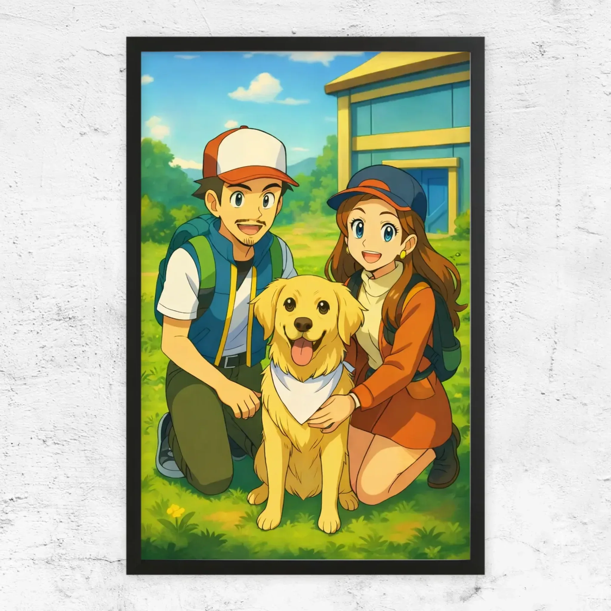 Personalized Poster – Anime Monster Trainer Portrait - Image 5