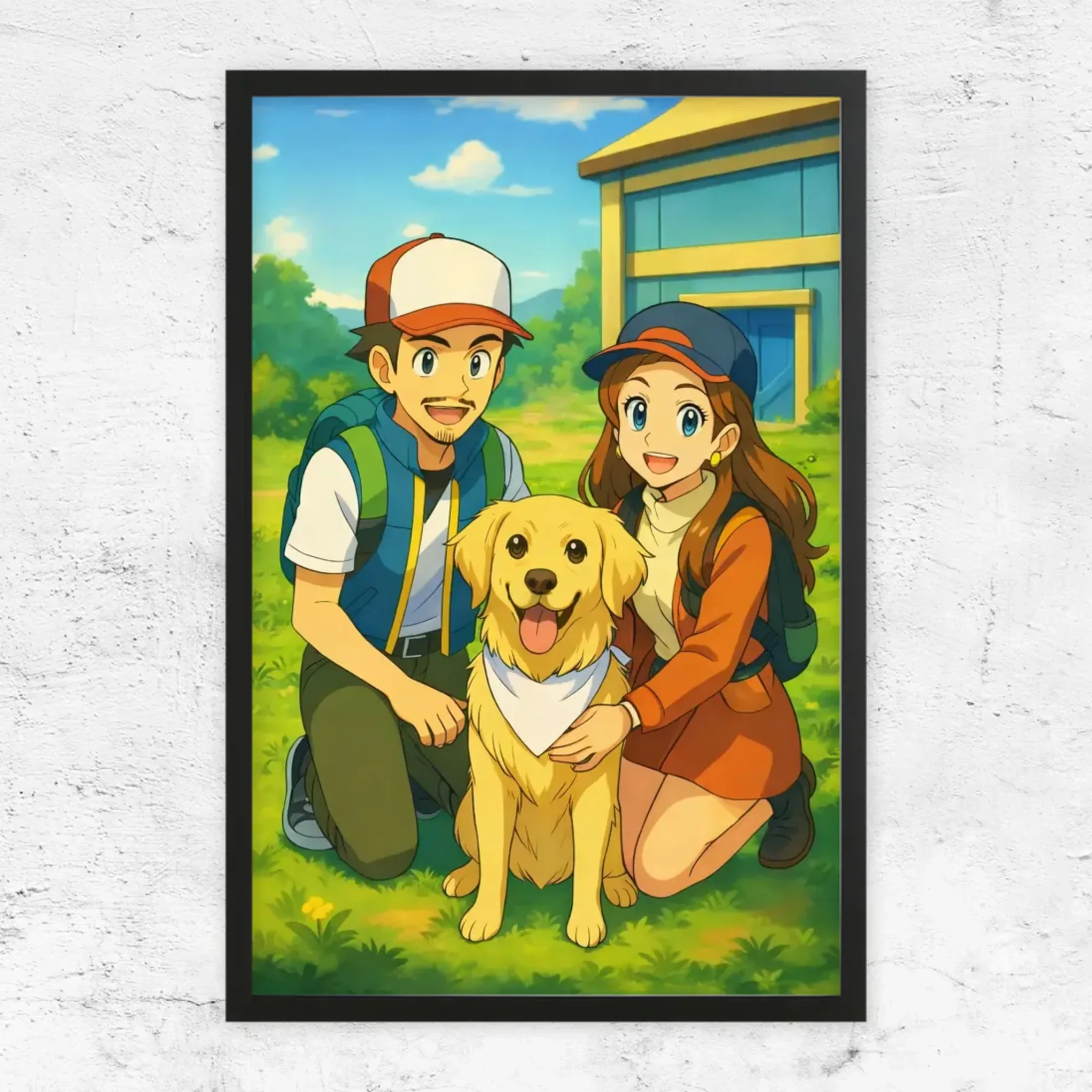 Personalized Poster – Anime Monster Trainer Portrait - Image 6