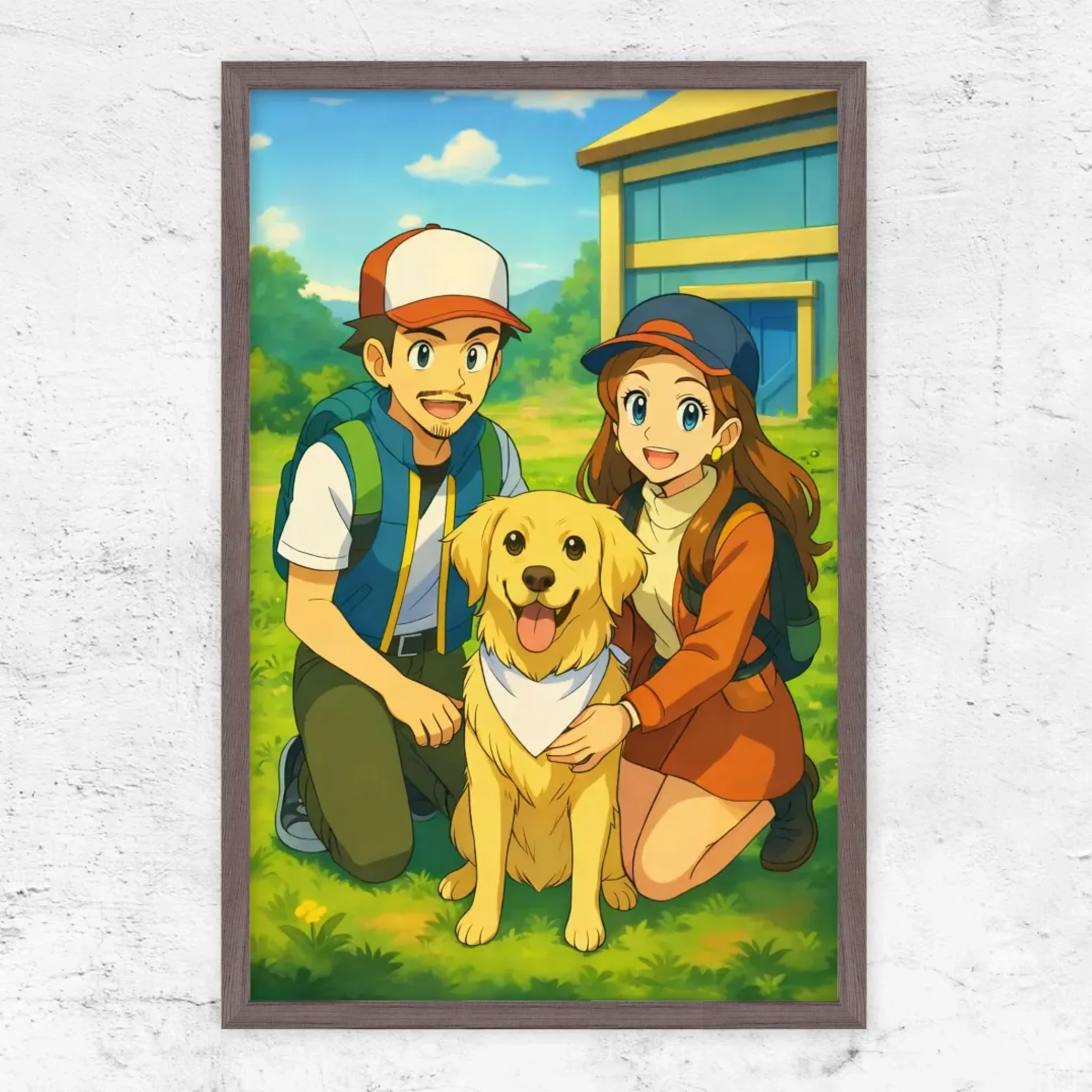 Personalized Poster – Anime Monster Trainer Portrait - Image 7