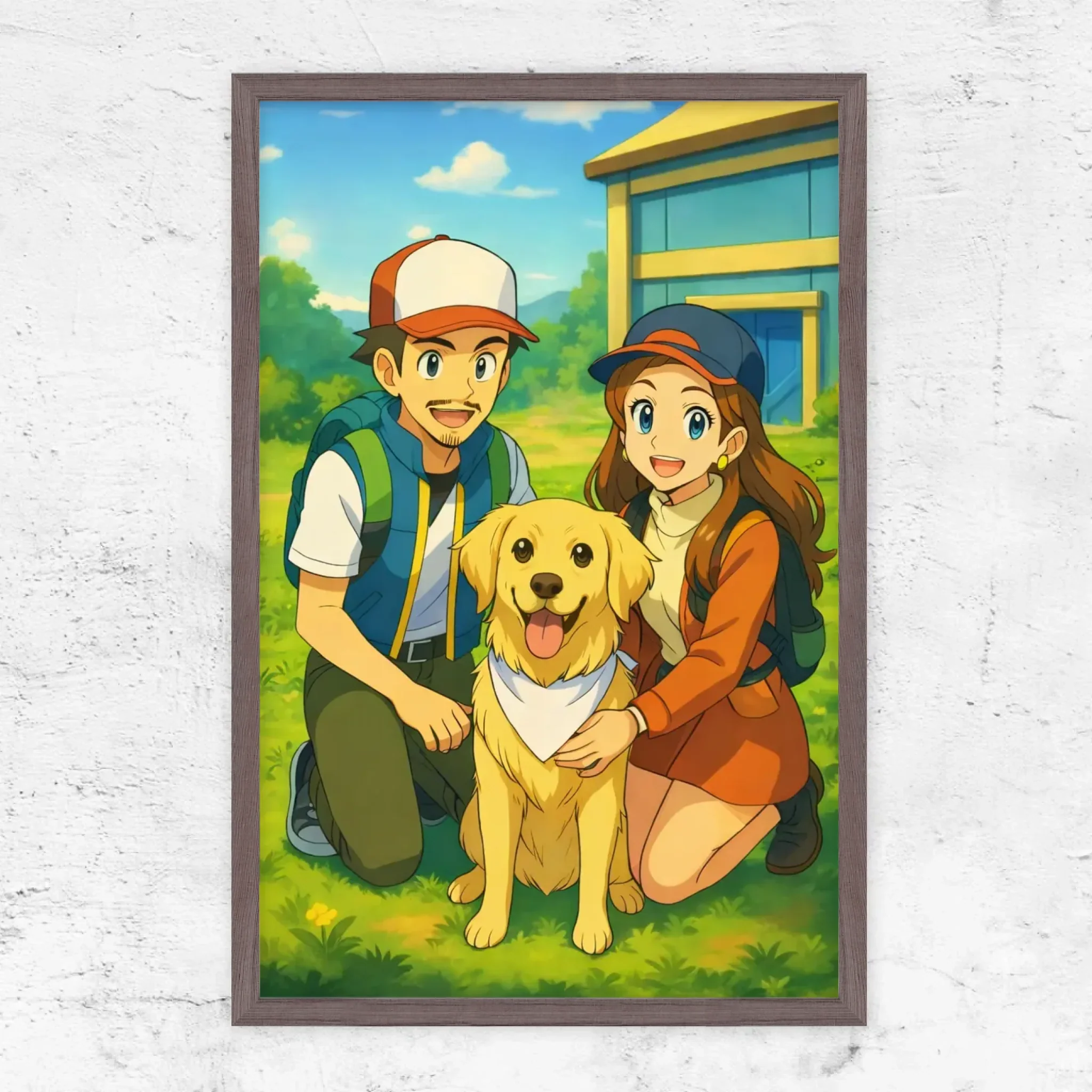Personalized Poster – Anime Monster Trainer Portrait - Image 8