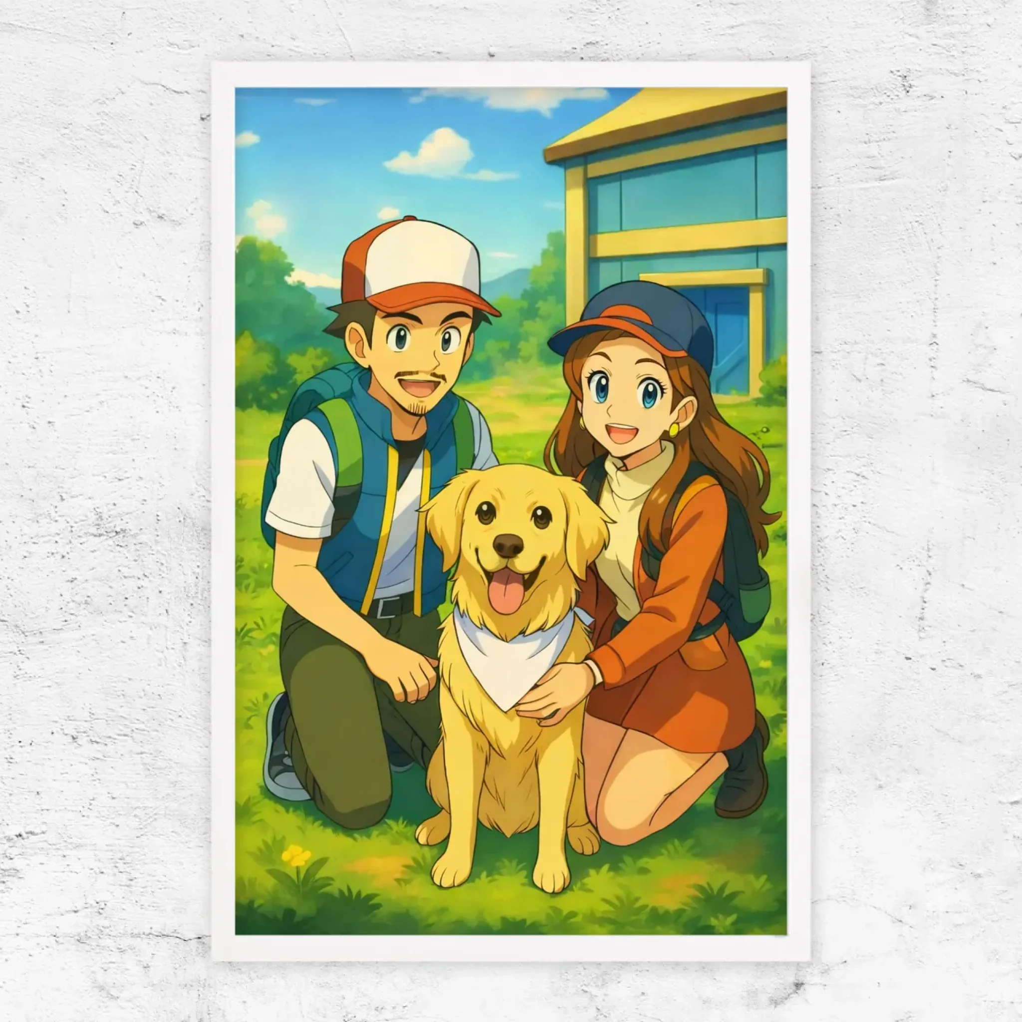 Personalized Poster – Anime Monster Trainer Portrait - Image 9