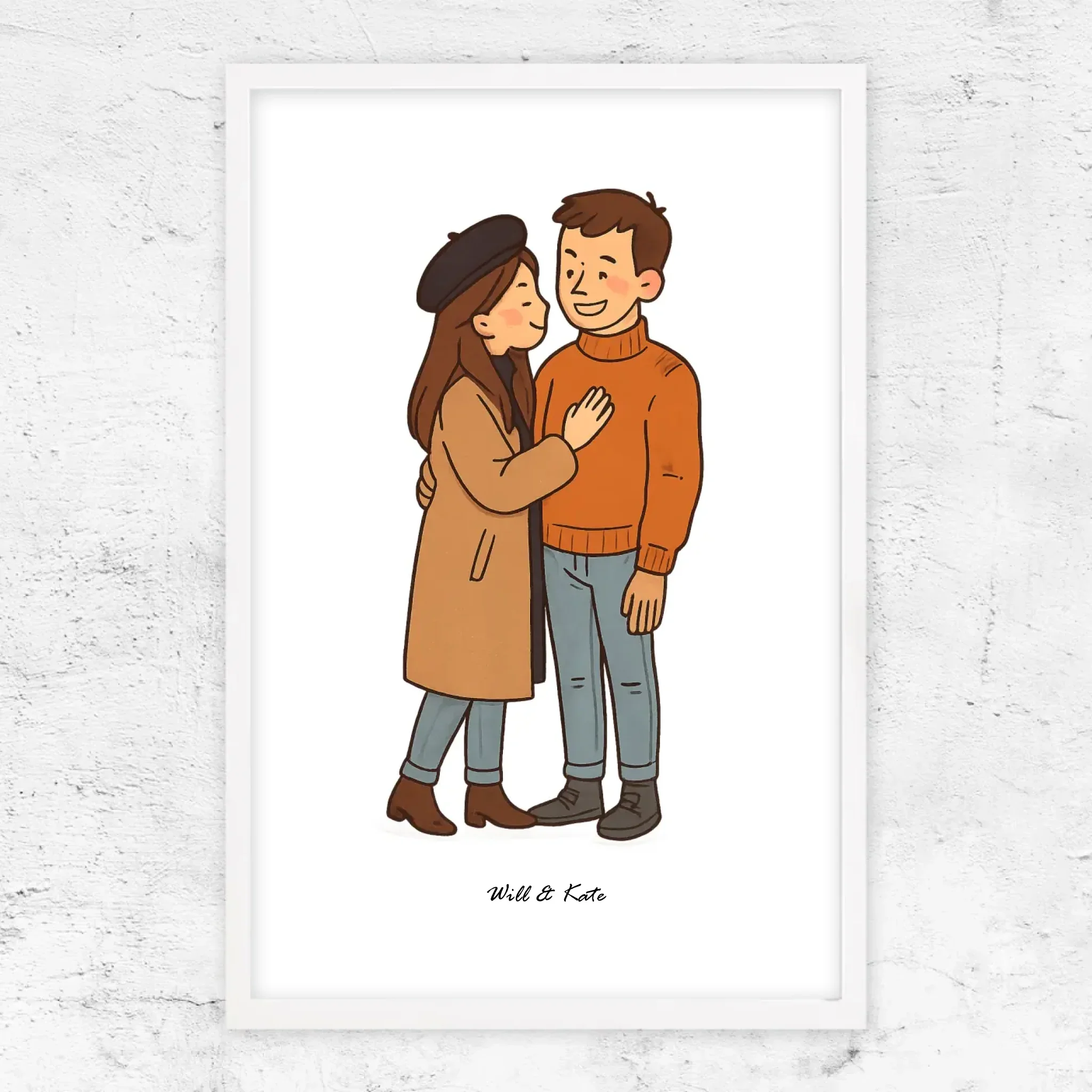 Personalized Poster – Custom Couple Portrait - Image 10