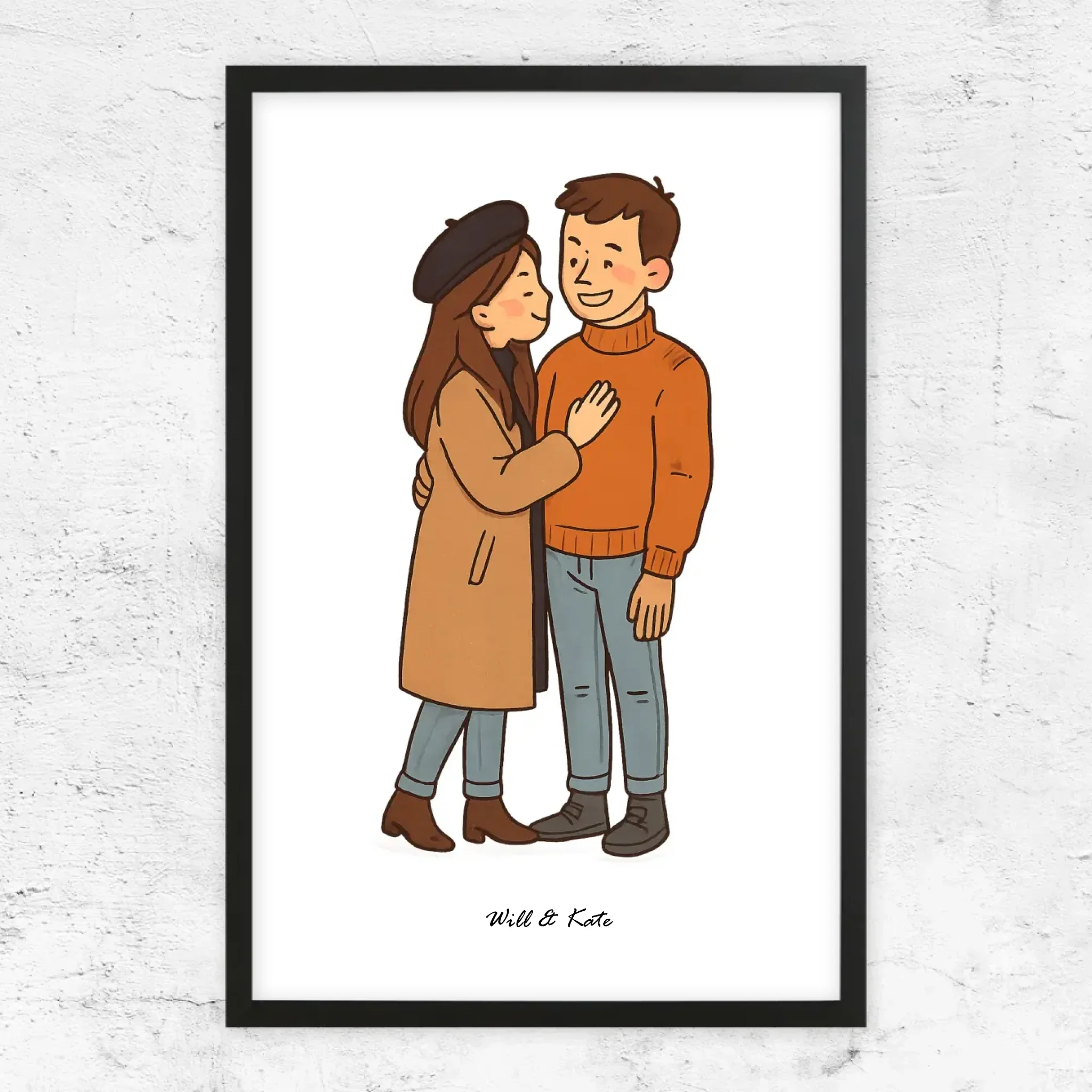 Personalized Poster – Custom Couple Portrait - Image 5