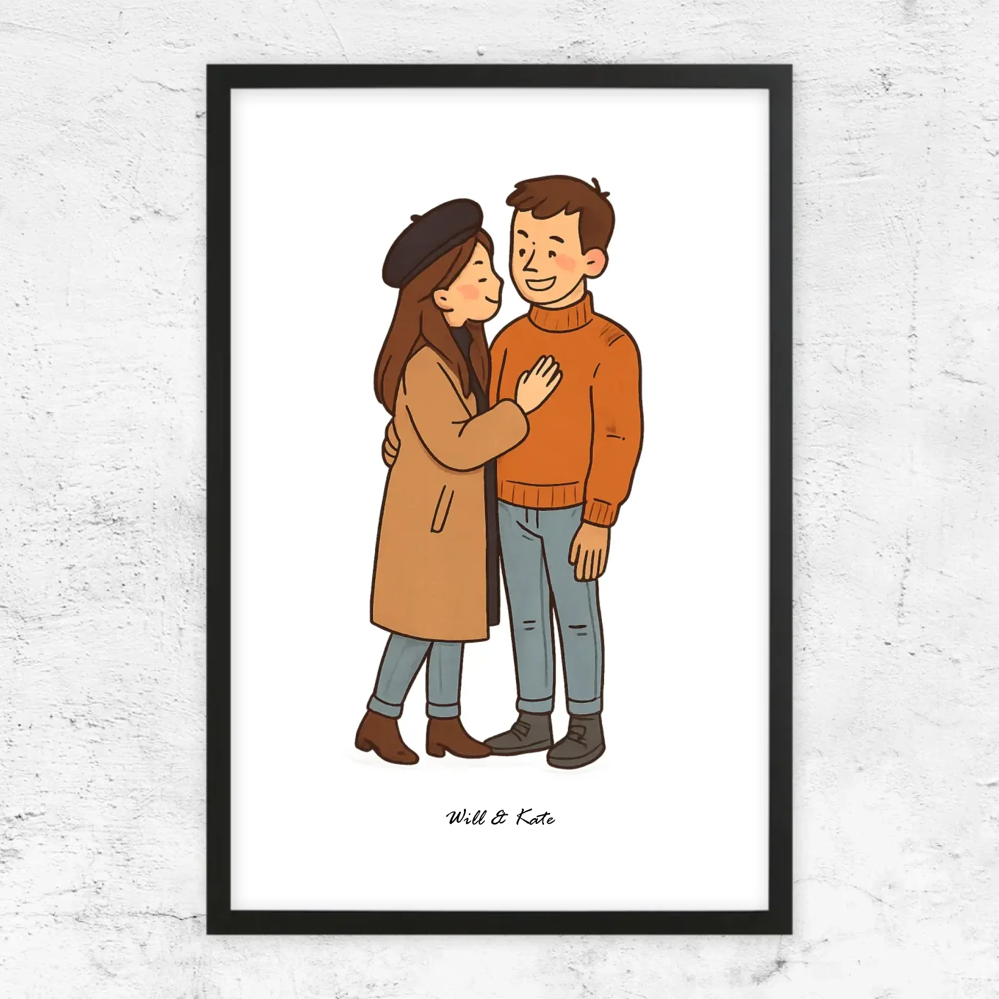 Personalized Poster – Custom Couple Portrait - Image 6