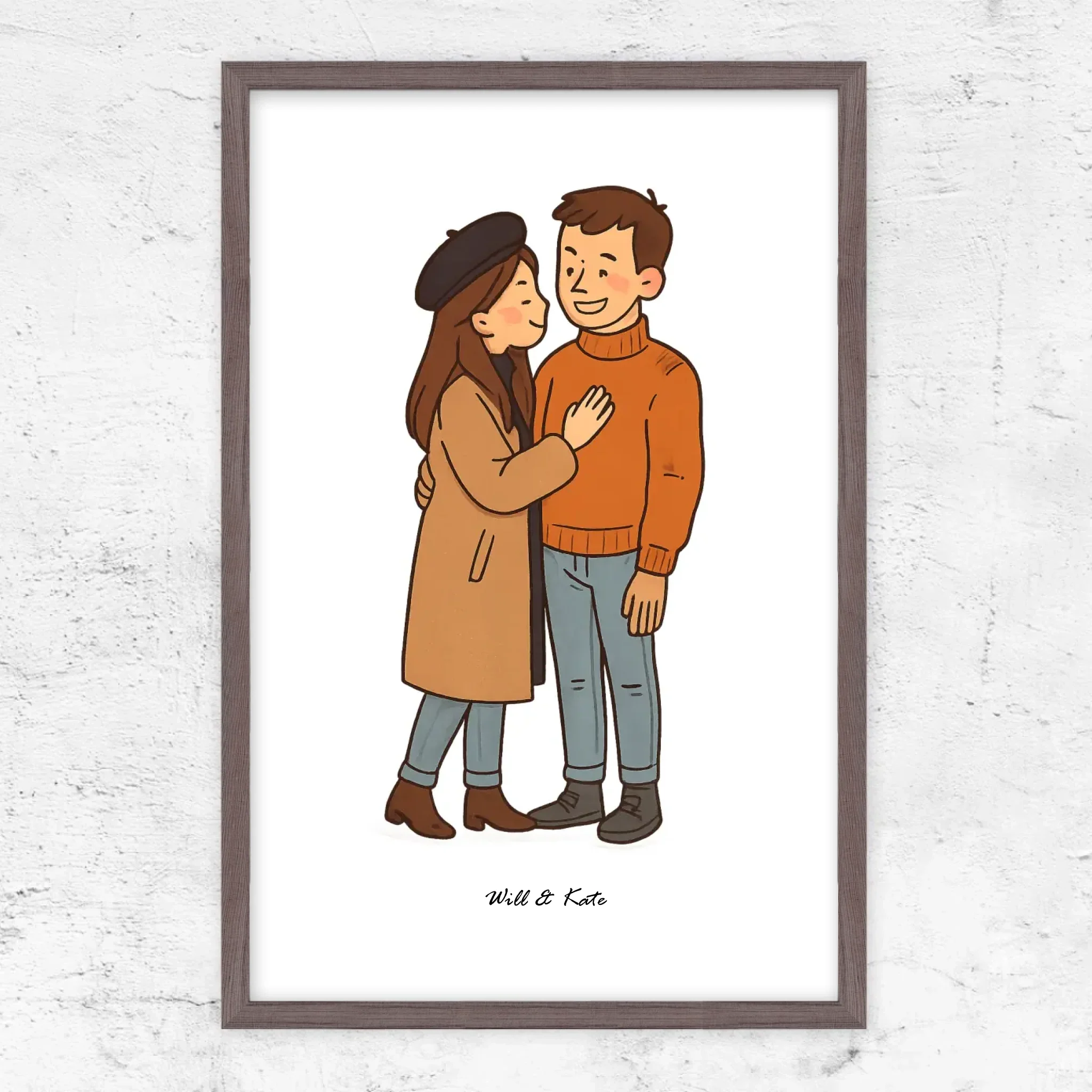 Personalized Poster – Custom Couple Portrait - Image 7