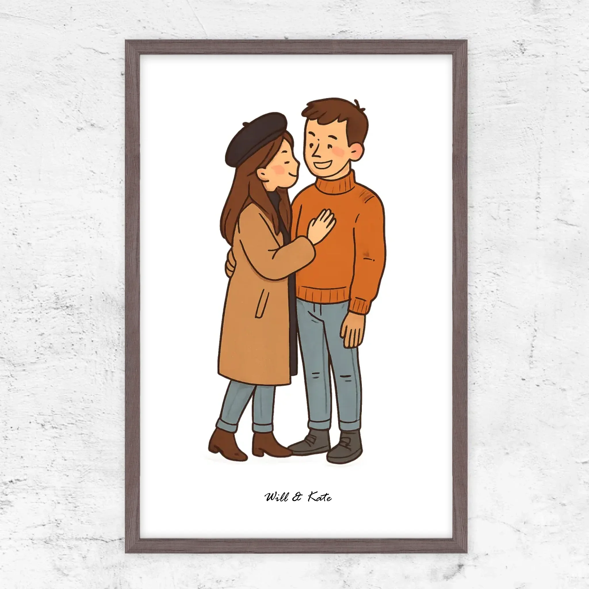 Personalized Poster – Custom Couple Portrait - Image 8