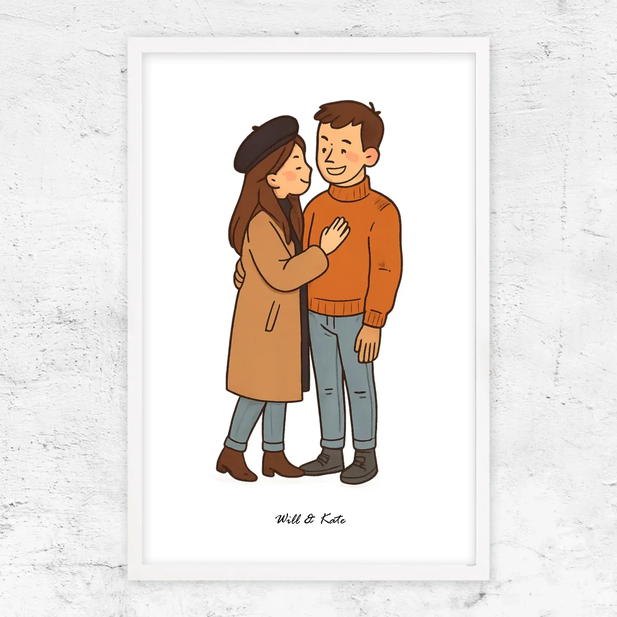 Personalized Poster – Custom Couple Portrait - Image 9
