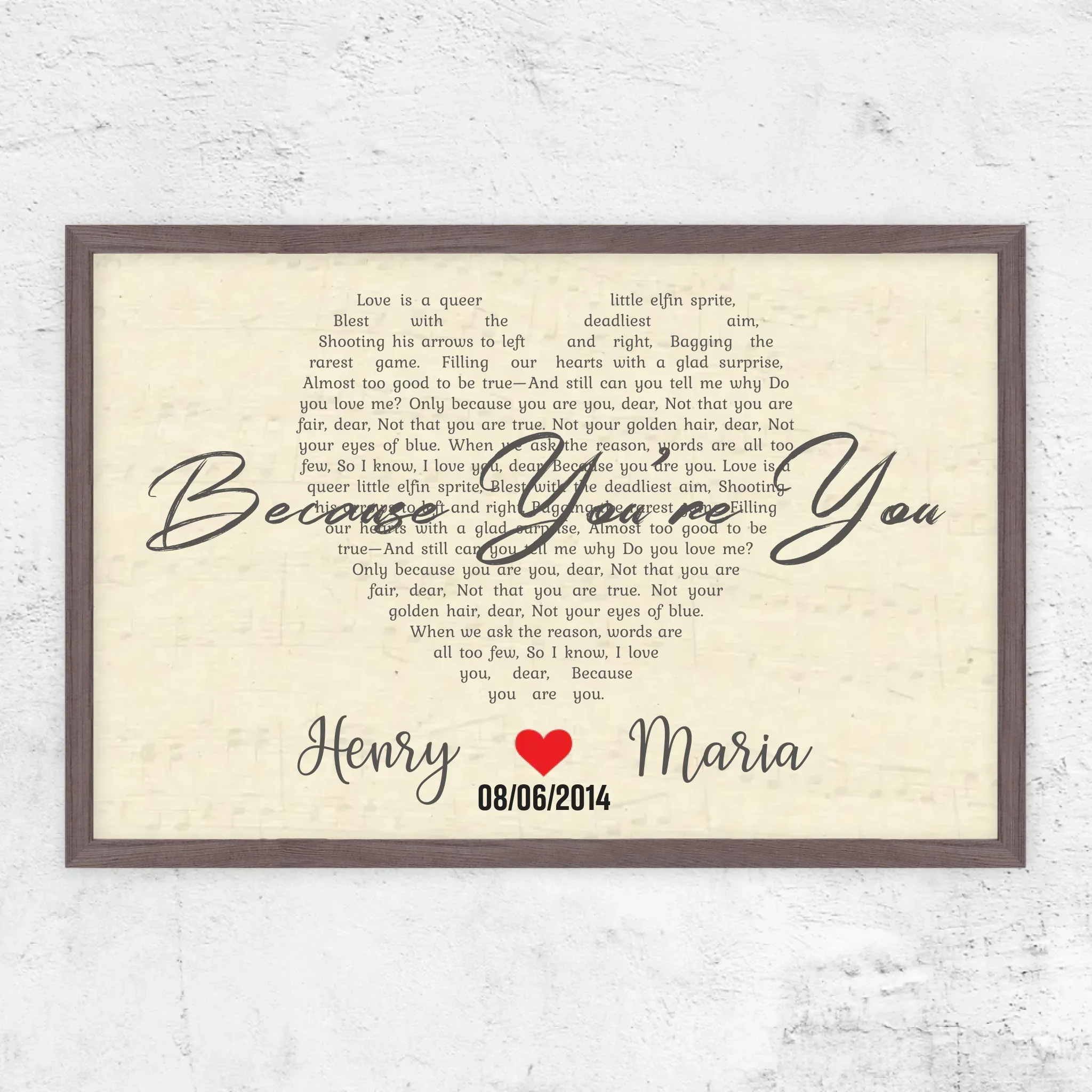 Personalized Poster – Custom Heart-Shaped Song - Image 7