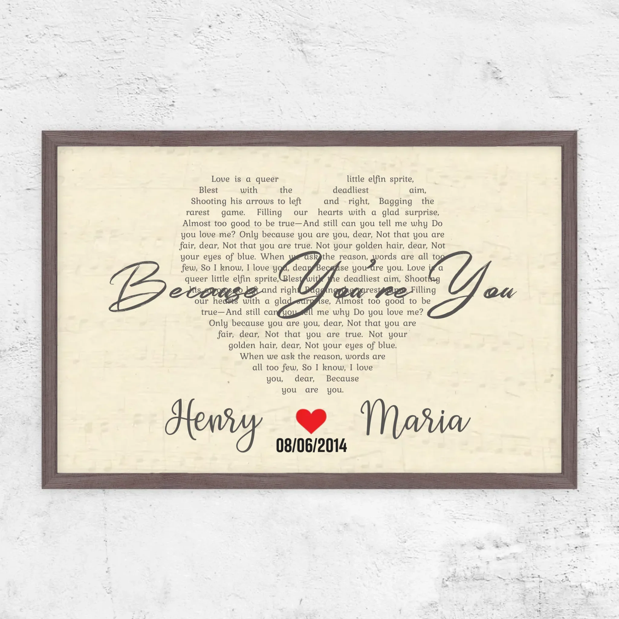 Personalized Poster – Custom Heart-Shaped Song - Image 8