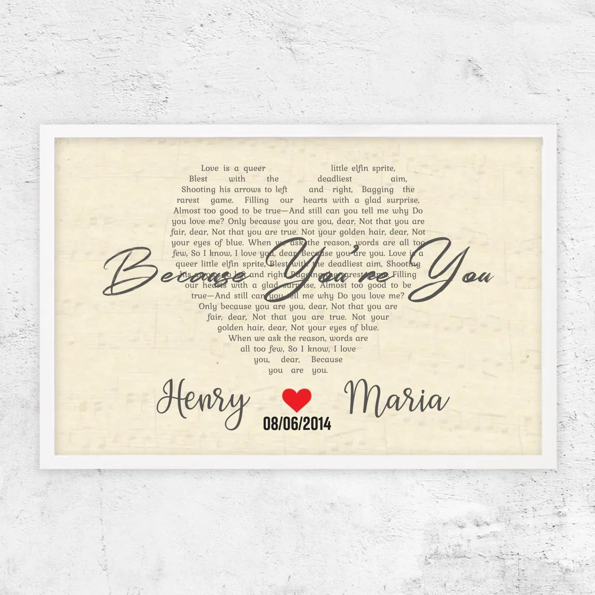 Personalized Poster – Custom Heart-Shaped Song - Image 9