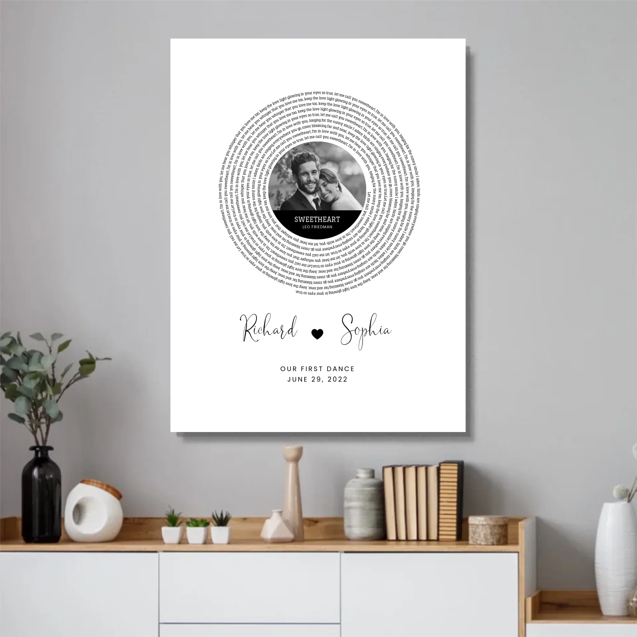 Personalized Poster – Custom Song Lyrics Print - Image 4