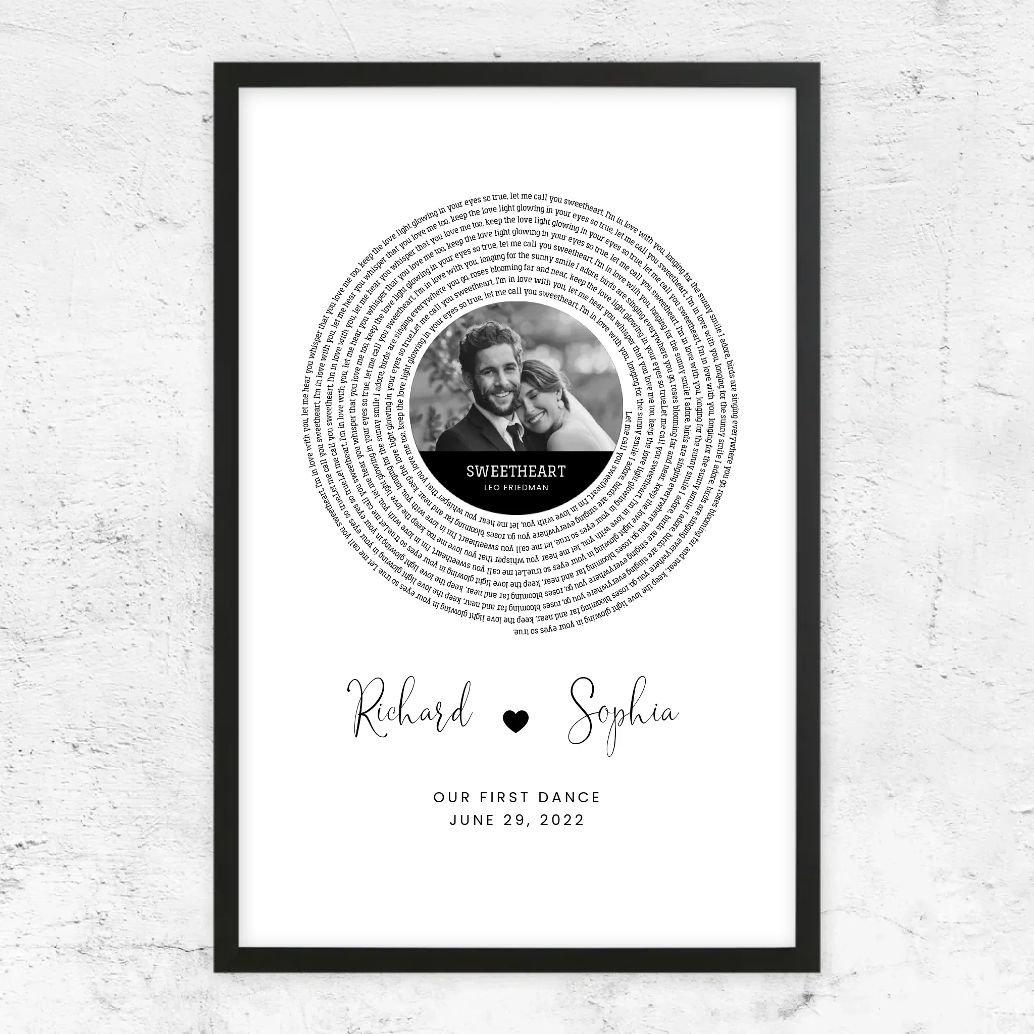 Personalized Poster – Custom Song Lyrics Print - Image 5