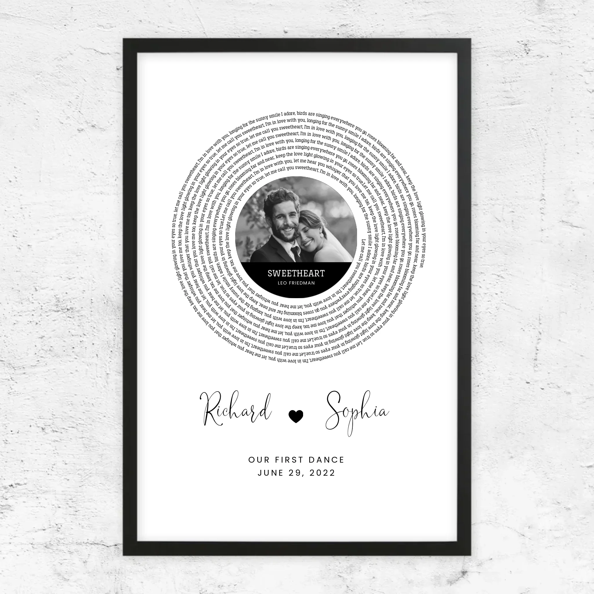 Personalized Poster – Custom Song Lyrics Print - Image 6