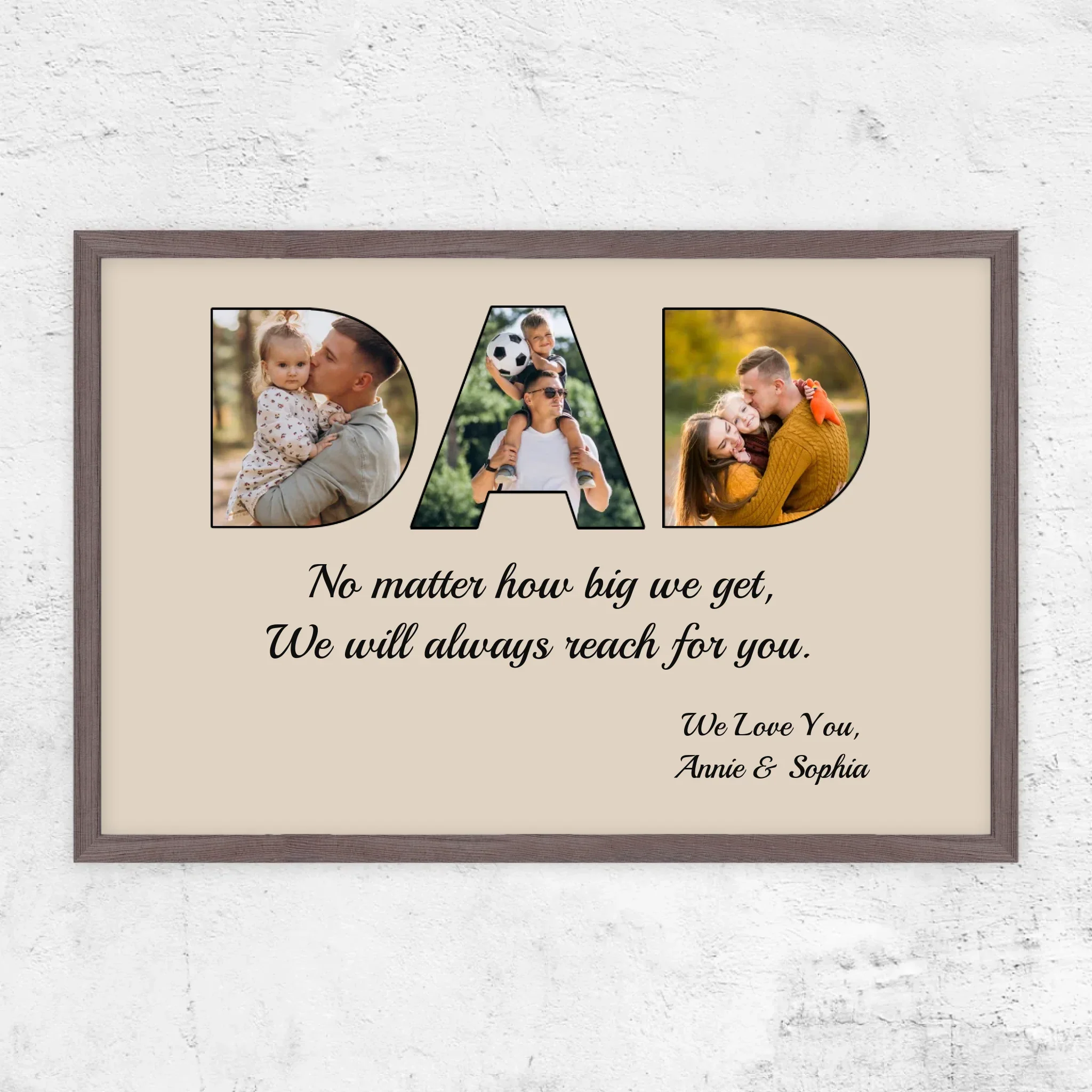 Personalized Poster "DAD - I will always reach for you" - Image 8