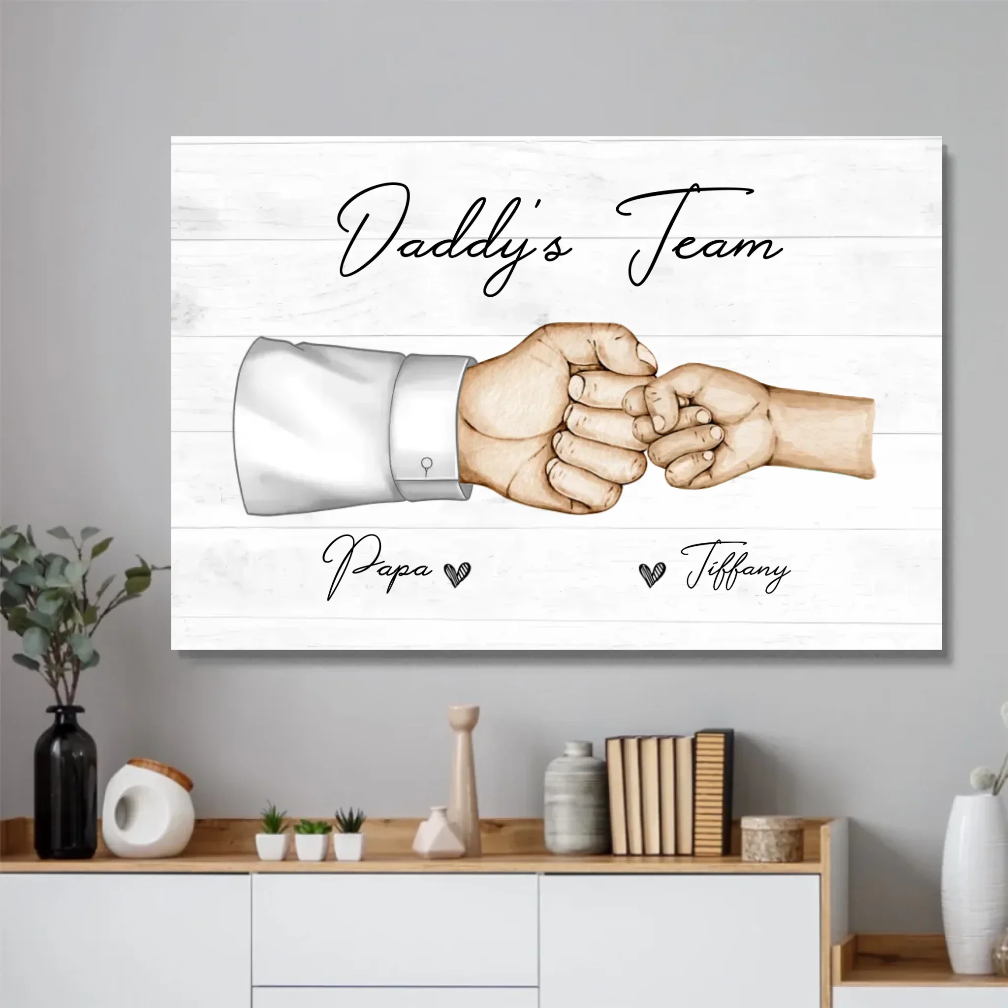 Personalized Poster "Daddy's Team" - Image 2