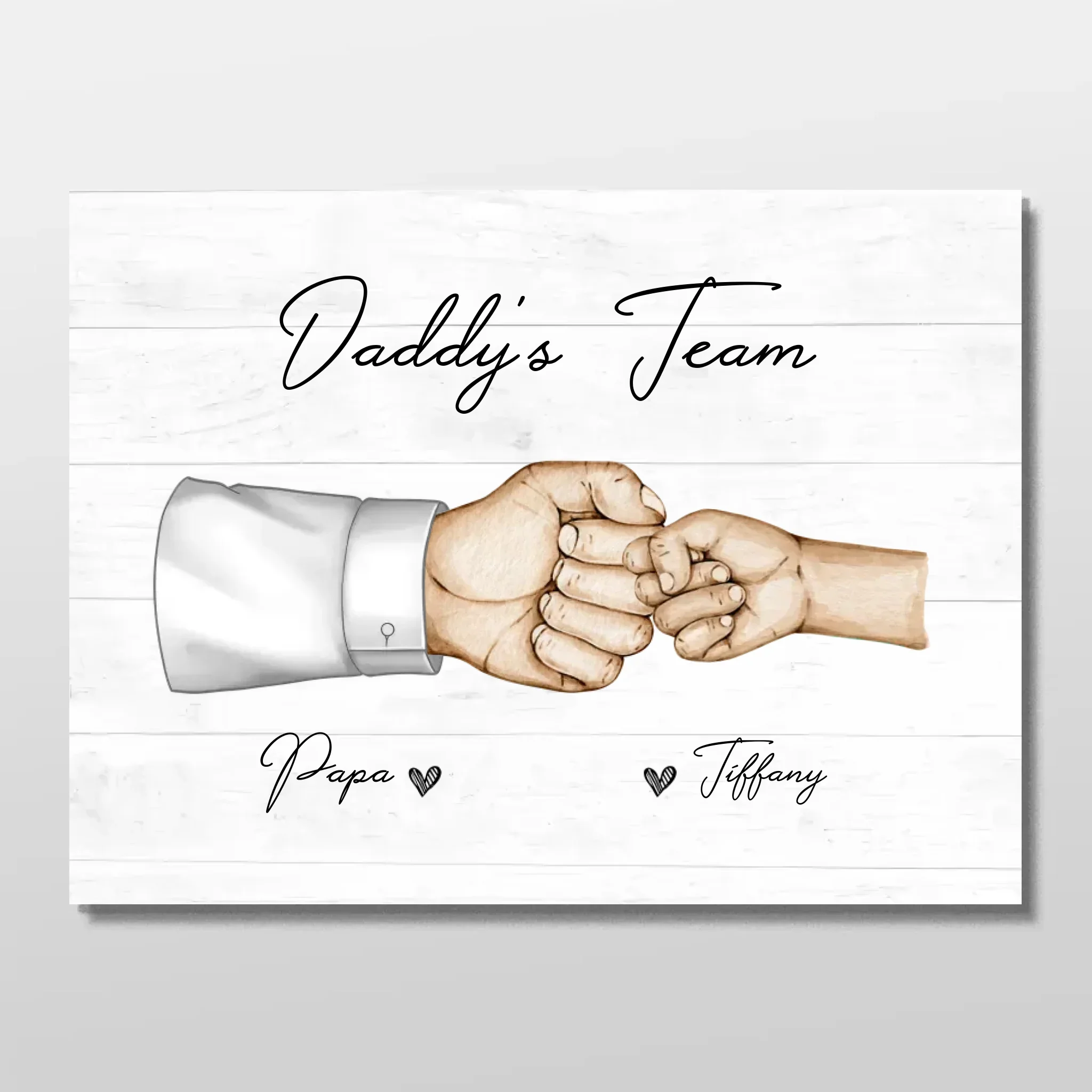 Personalized Poster "Daddy's Team" - Image 3
