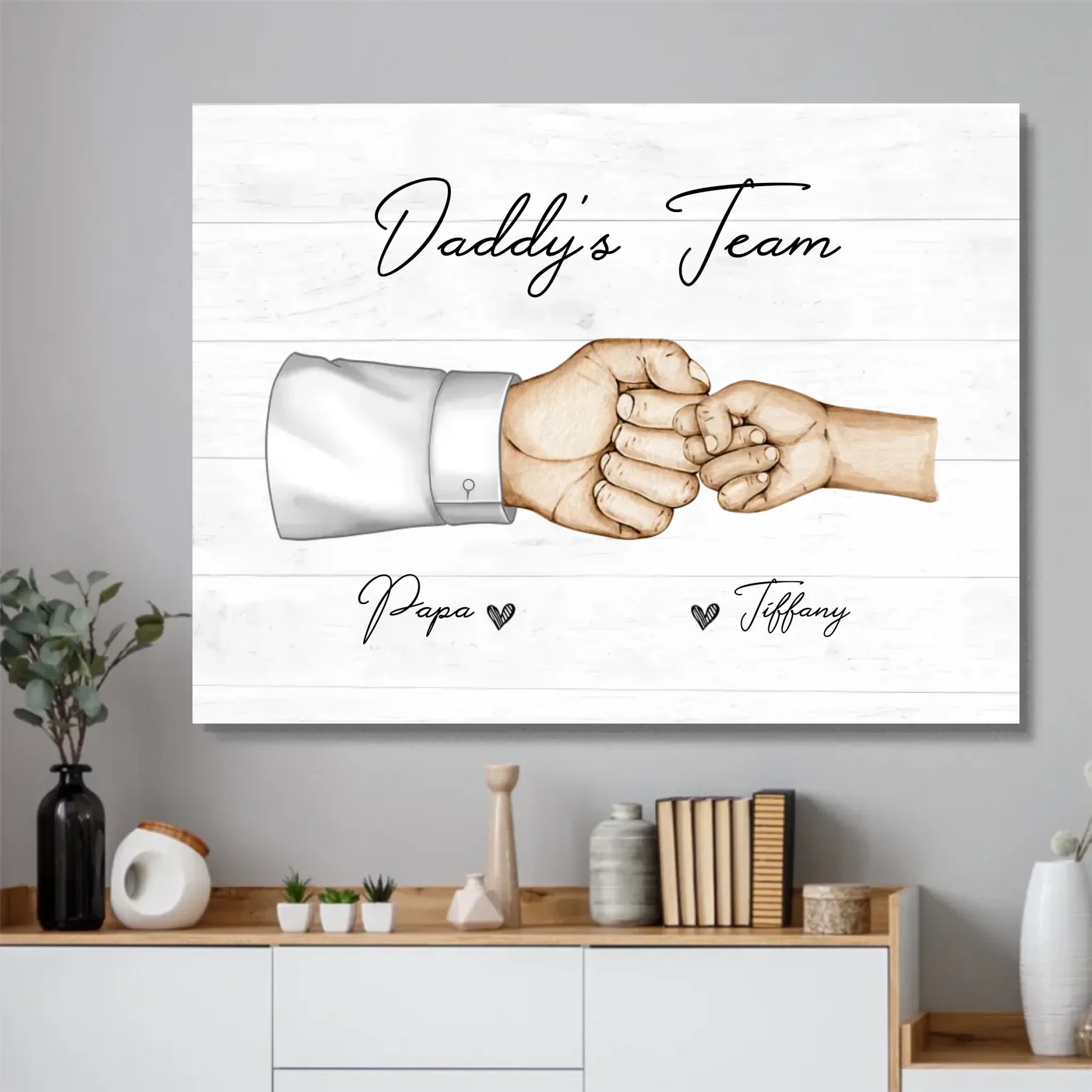 Personalized Poster "Daddy's Team" - Image 4