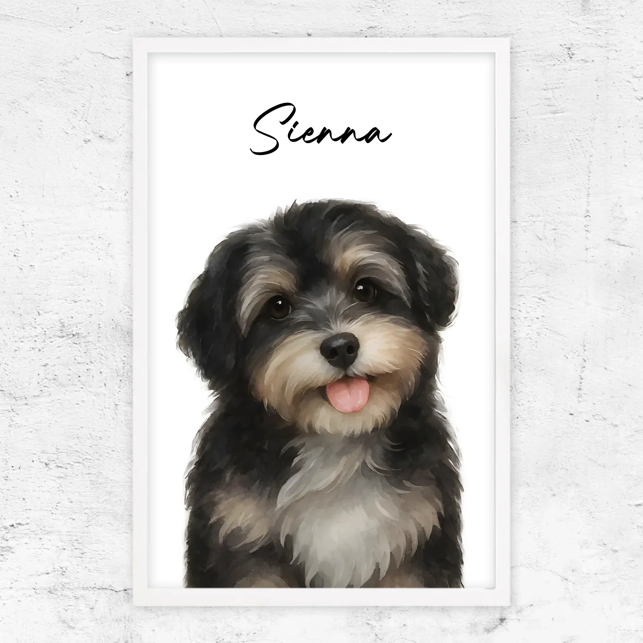 Personalized Poster – Dog Photo Watercolor - Image 10