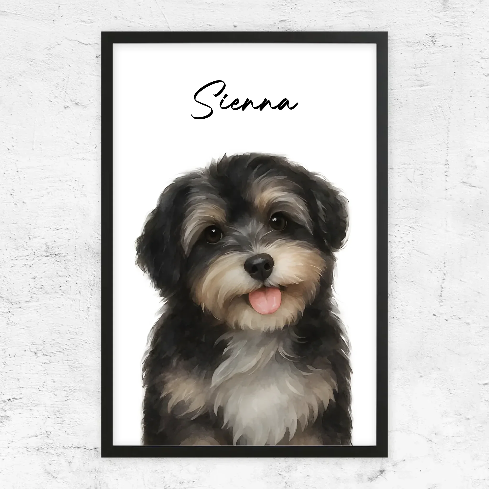 Personalized Poster – Dog Photo Watercolor - Image 6