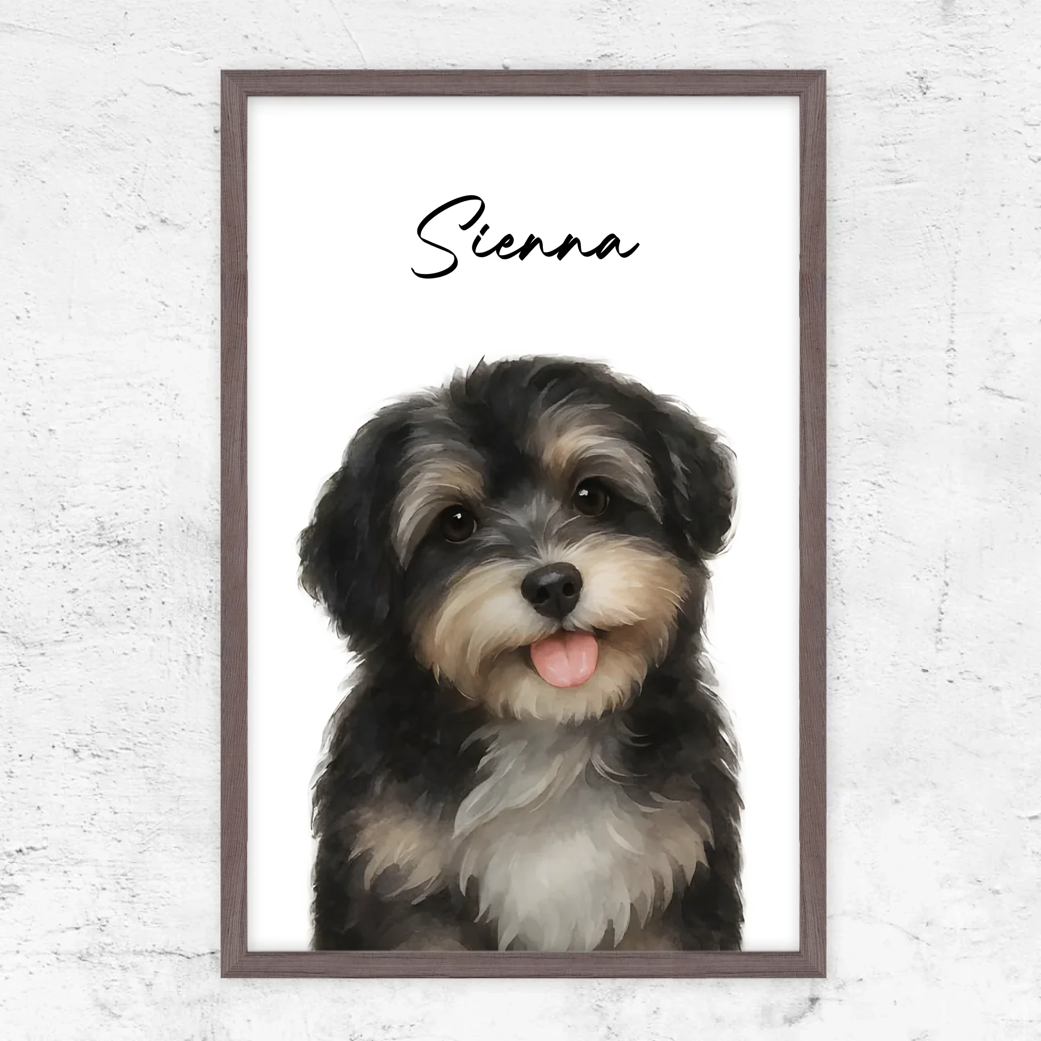 Personalized Poster – Dog Photo Watercolor - Image 7