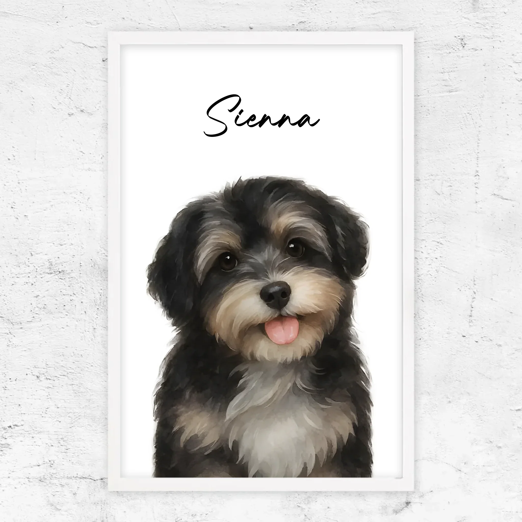 Personalized Poster – Dog Photo Watercolor - Image 9