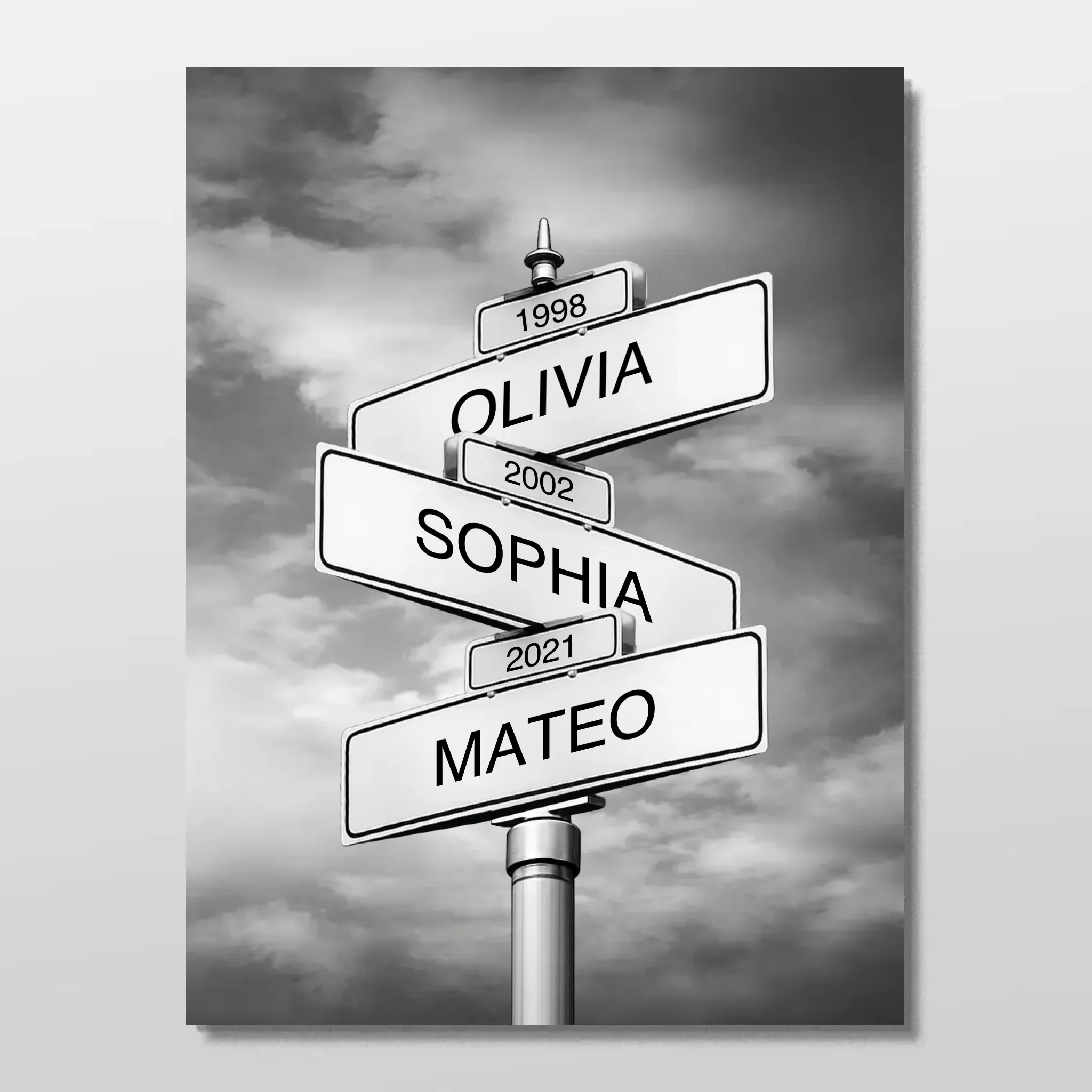 Personalized Poster – Family Name And Date Street Sign - Image 3